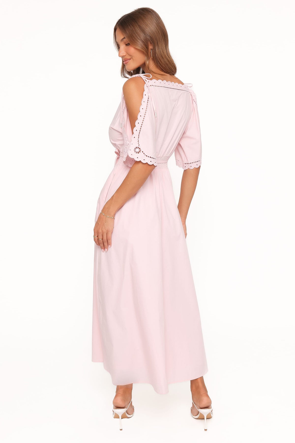 Nellie Midi Dress in Petal Pink – view 5 of 7