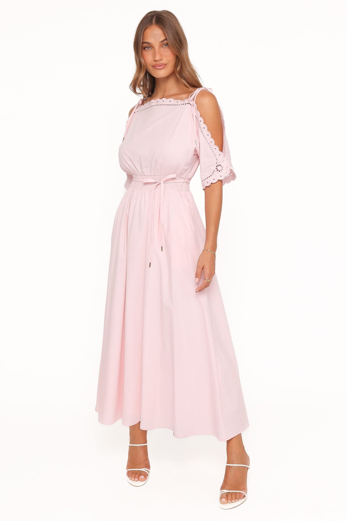 Nellie Midi Dress in Petal Pink – view 4 of 7