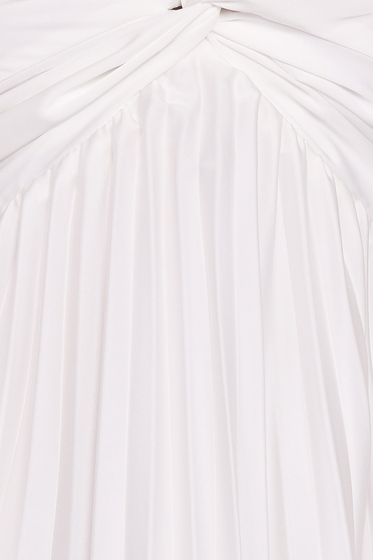 Nova Flutter Sleeve Midi Dress in White – view 7 of 7