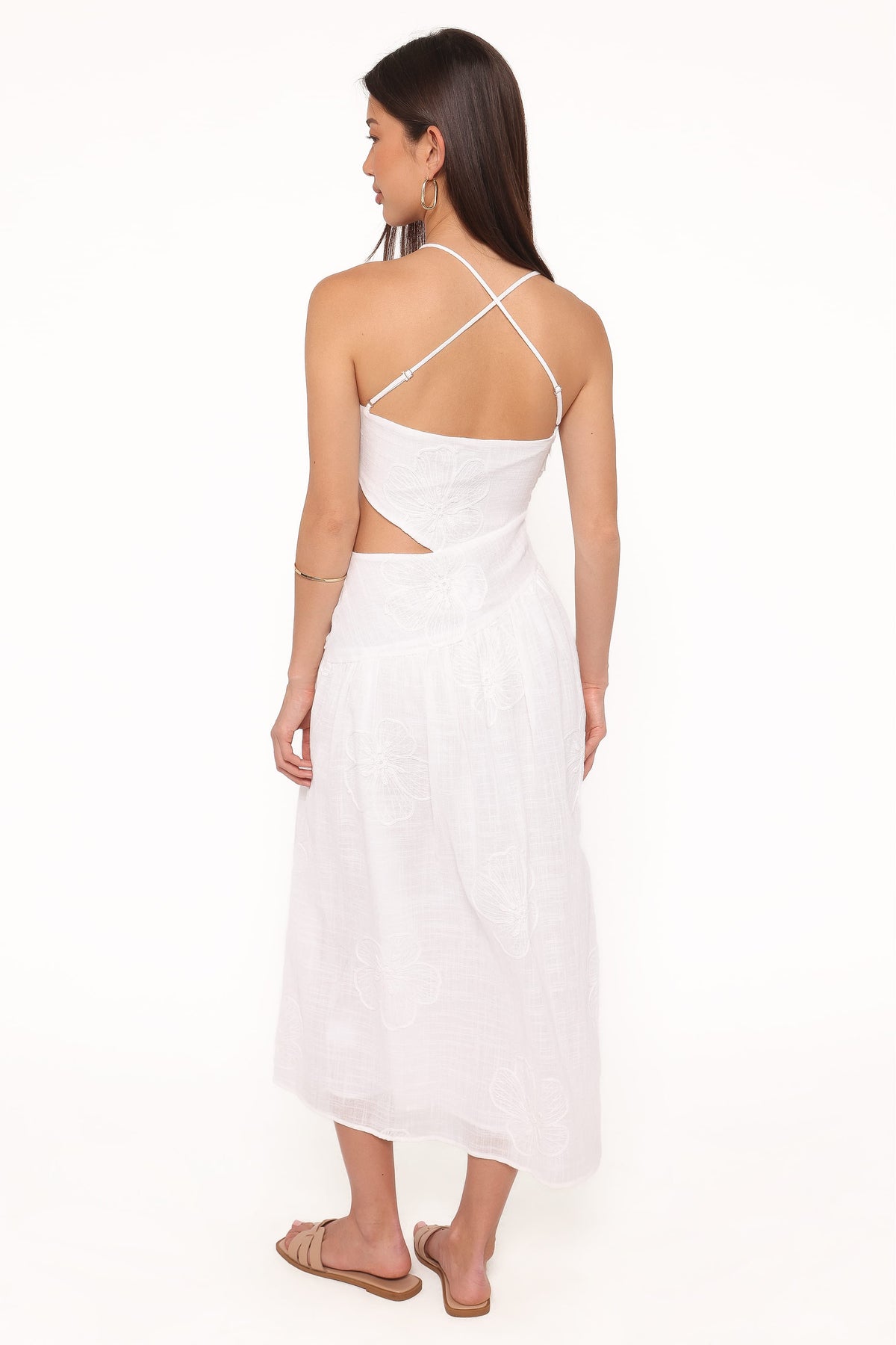 Olivea Midi Dress in White – view 4 of 6