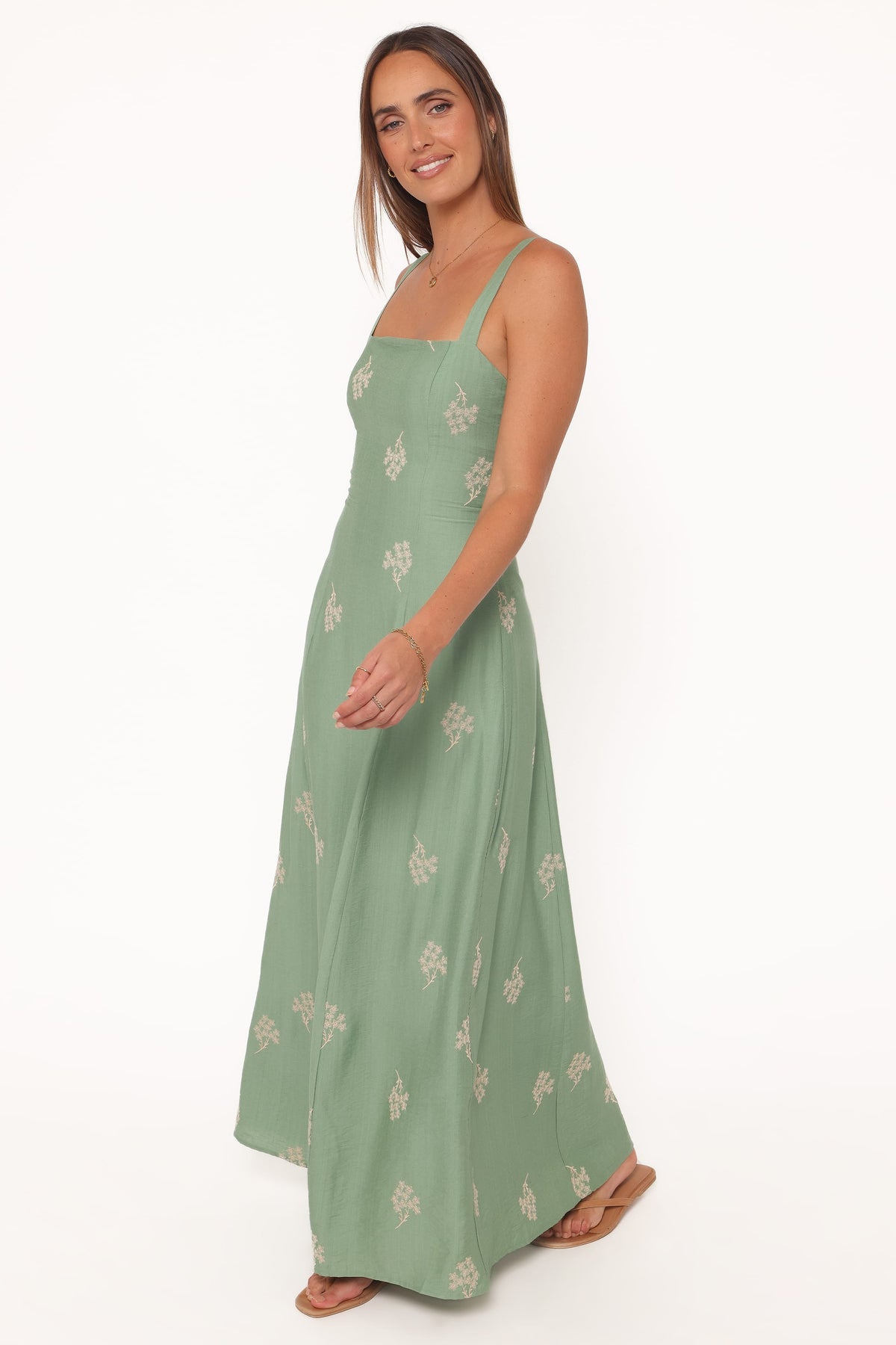 Oregon Maxi Dress in Green – view 3 of 6