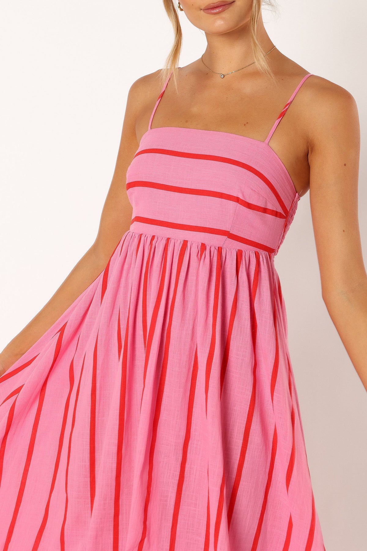 Pixie Maxi Dress in Pink Red – view 7 of 8
