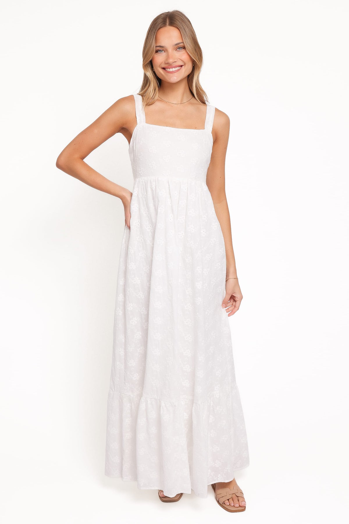 Reid Maxi Dress in White – view 6 of 8