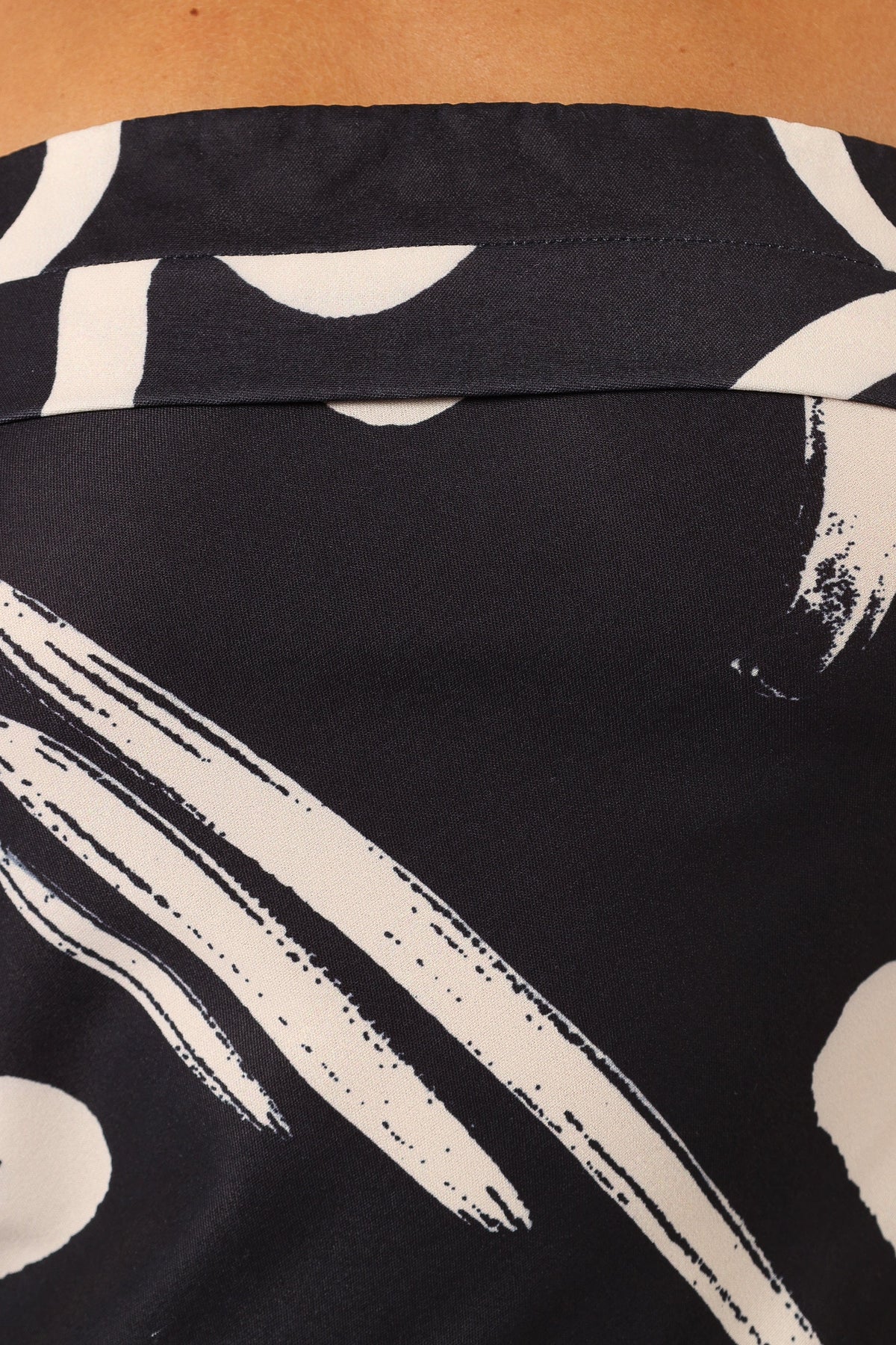 Remmie Strapless Maxi Dress in Black/White – view 8 of 8