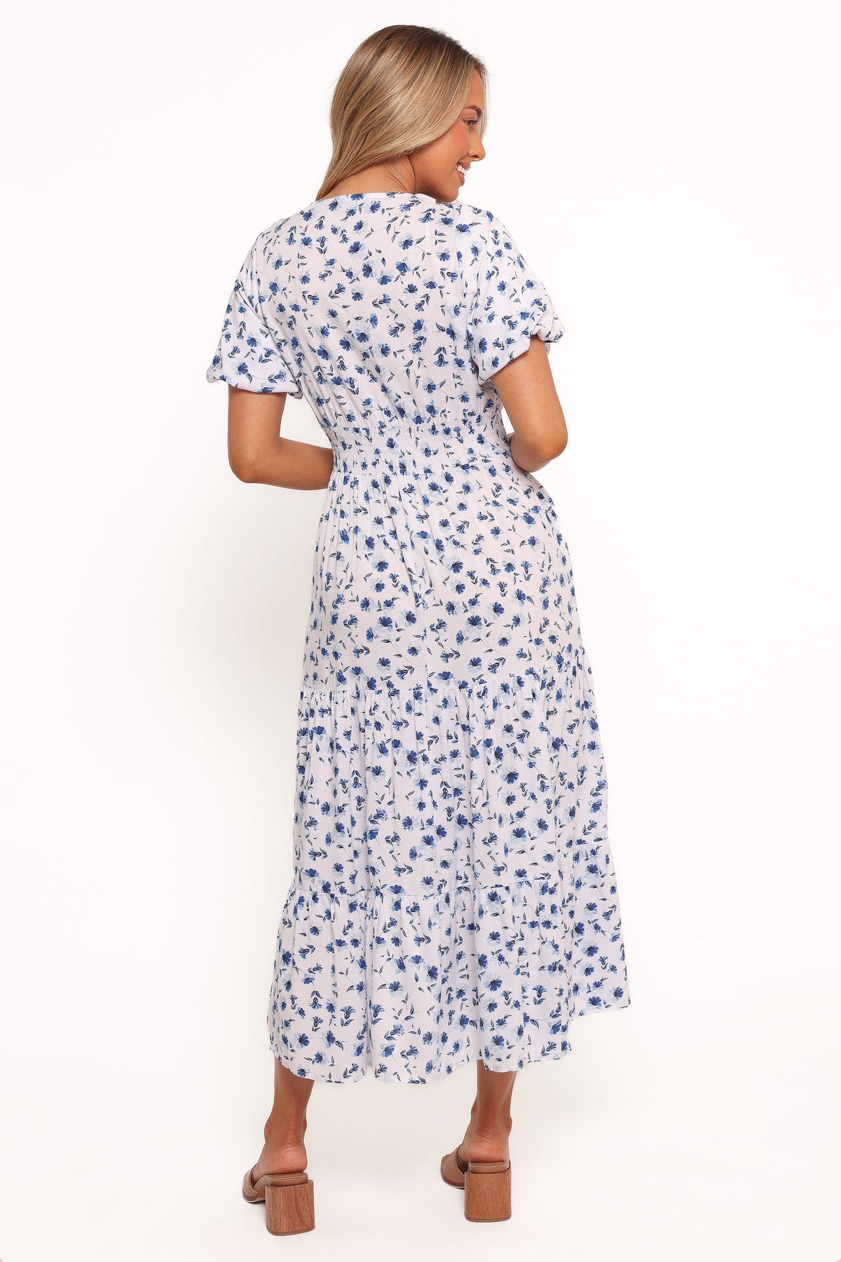 Roberts Maxi Dress in Blue Ditsy Floral – view 5 of 8