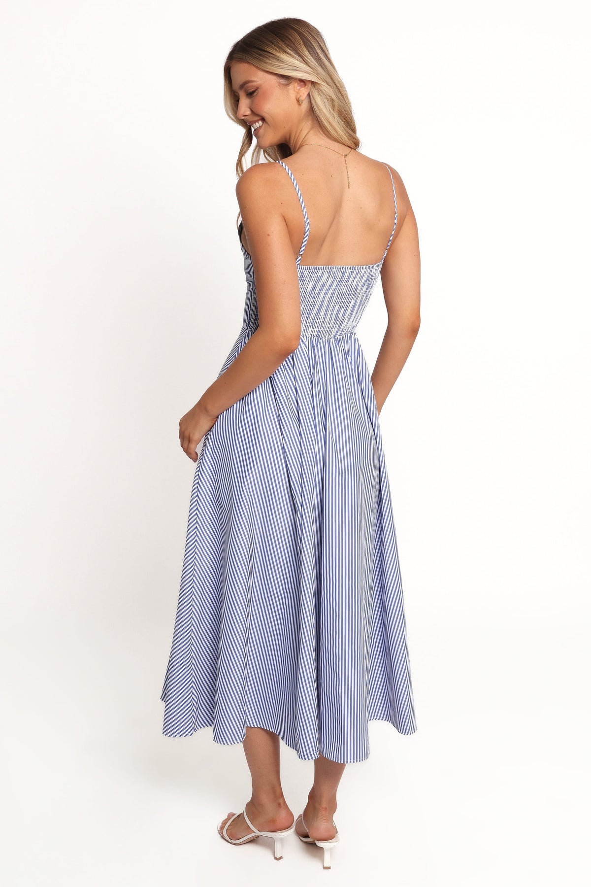 Romilly Strappy Maxi Dress in Light Blue – view 5 of 8