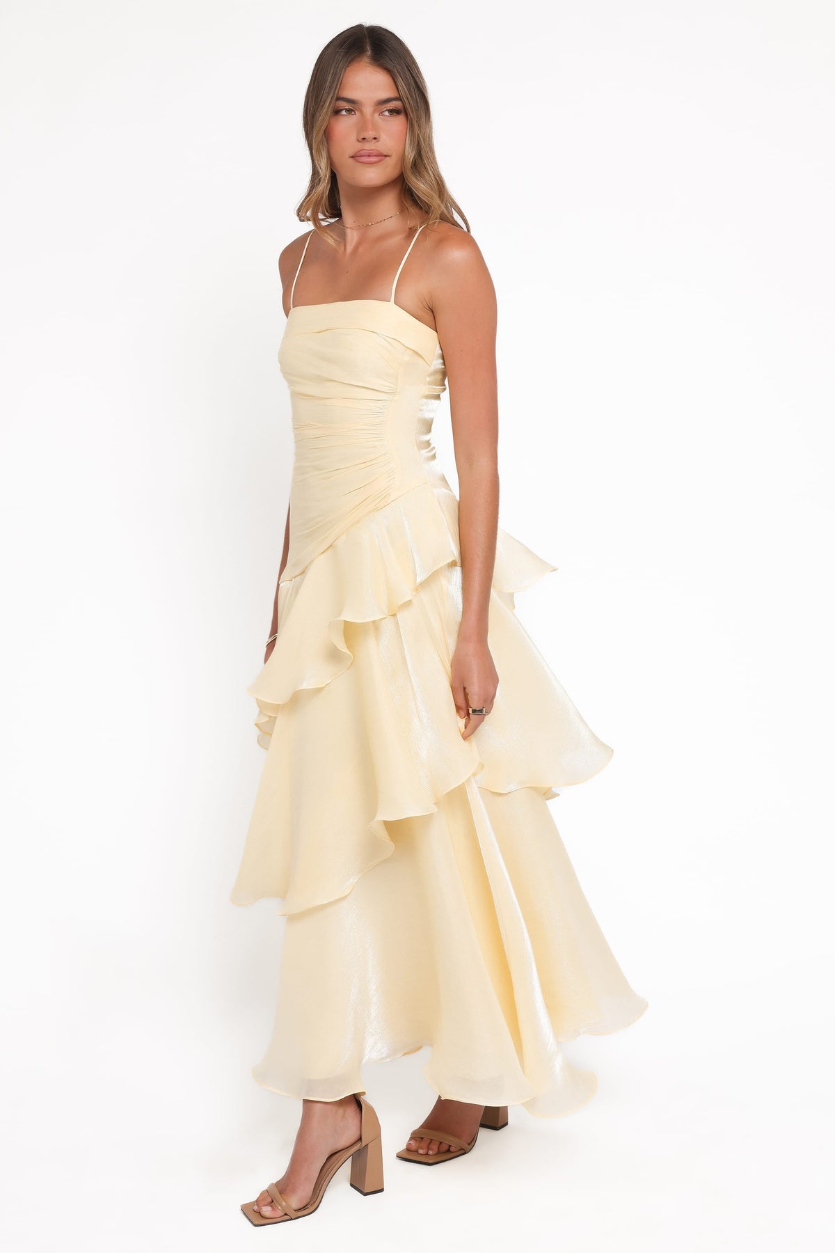 Rosalie Maxi Dress in Butter Yellow – view 2 of 5