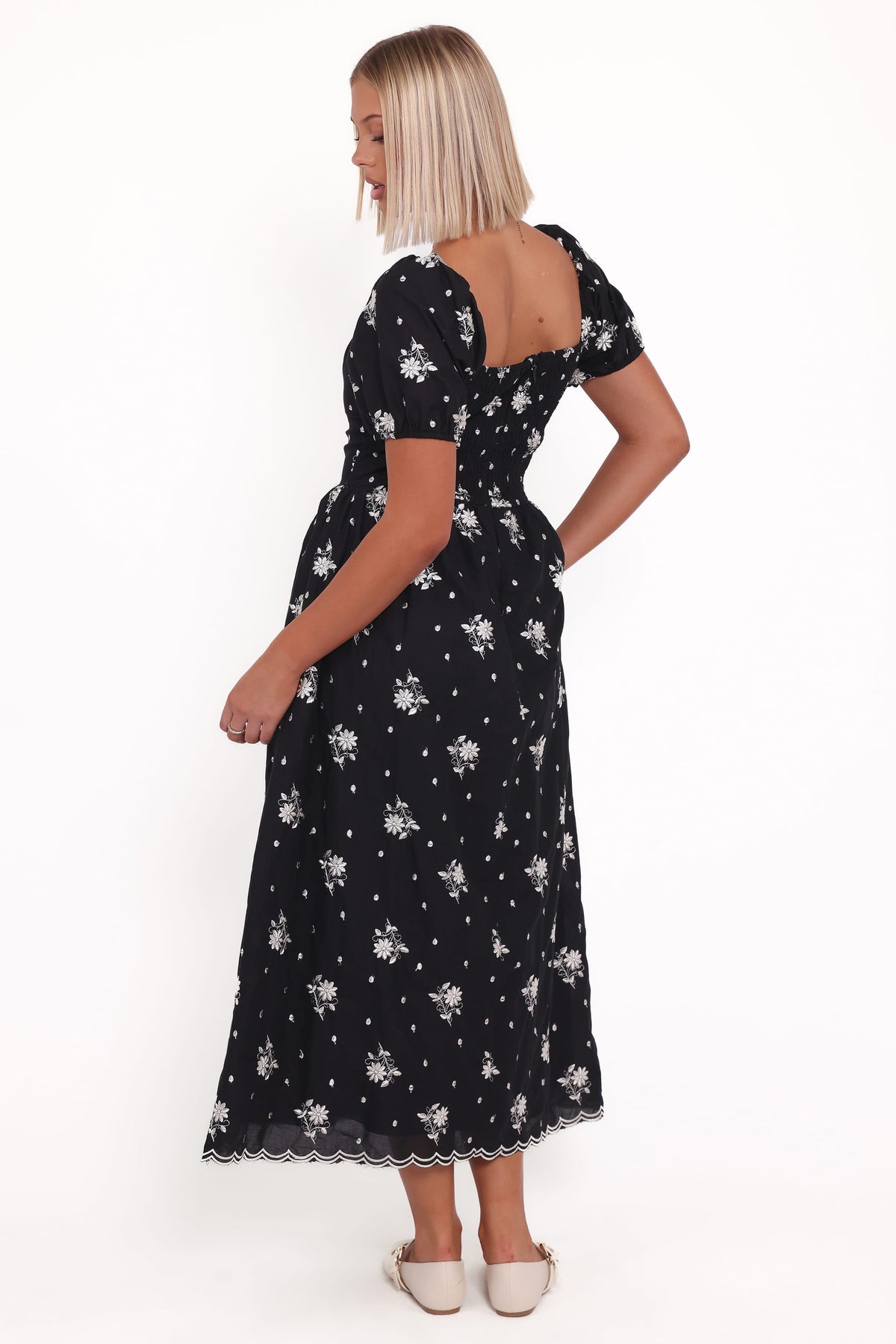 Rosemarie Midi Dress in Black Floral – view 4 of 5