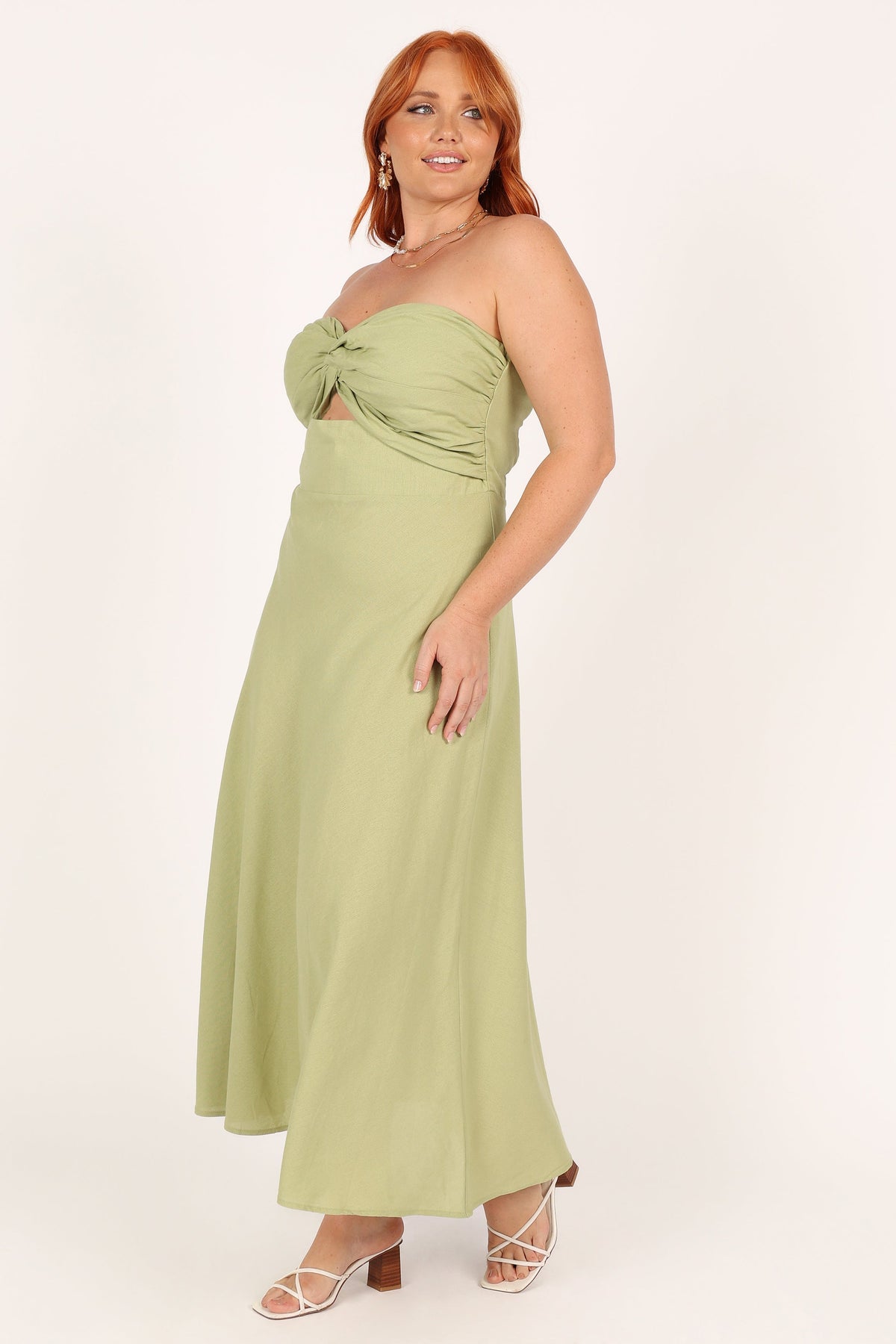 Rosetta Dress in Olive – view 10 of 13