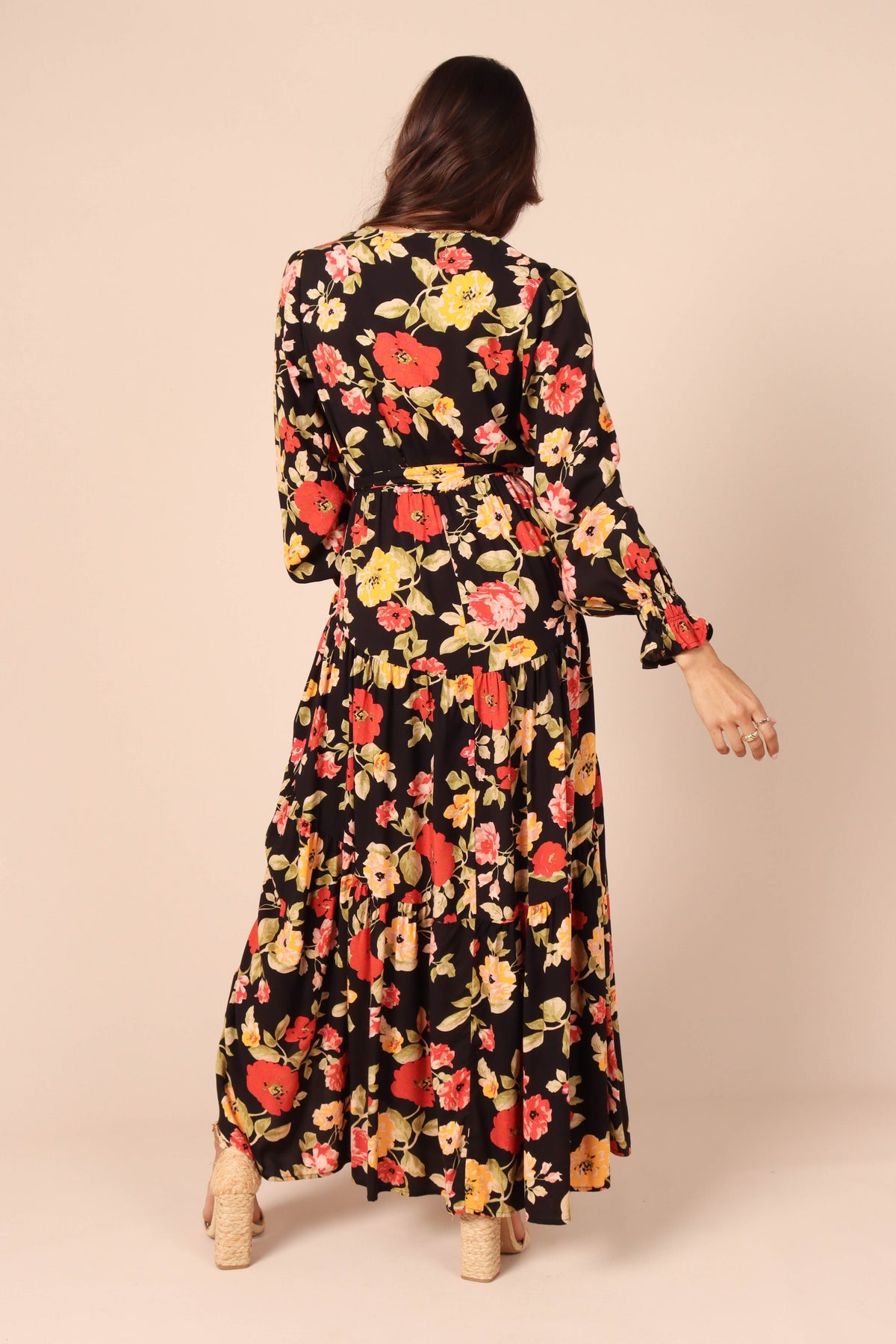 Ruana Maxi Dress in Black Floral – view 4 of 8