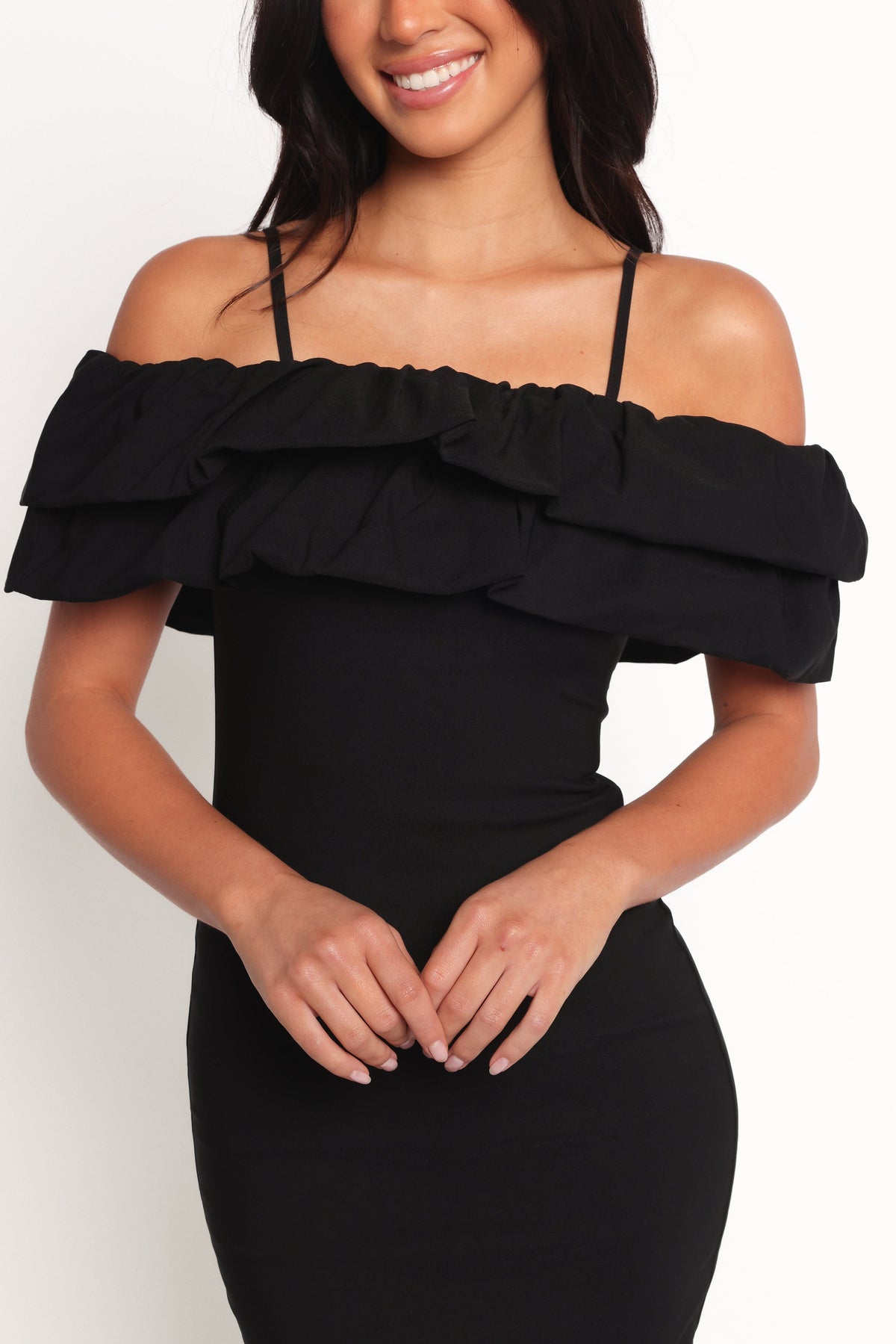 Sammi Midi Dress in Black – view 8 of 8