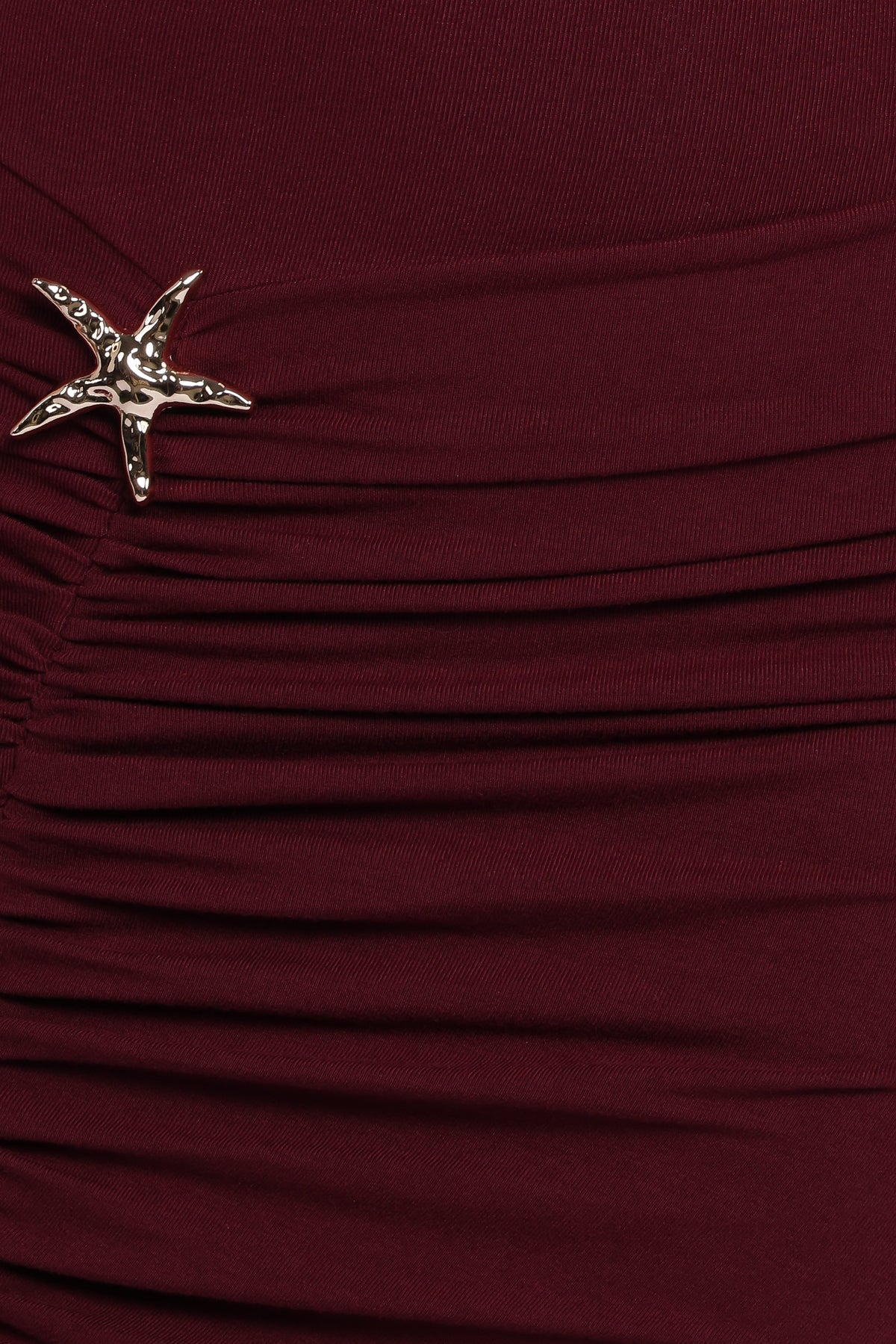 Sandara Off Shoulder Maxi Dress in Burgundy – view 5 of 5