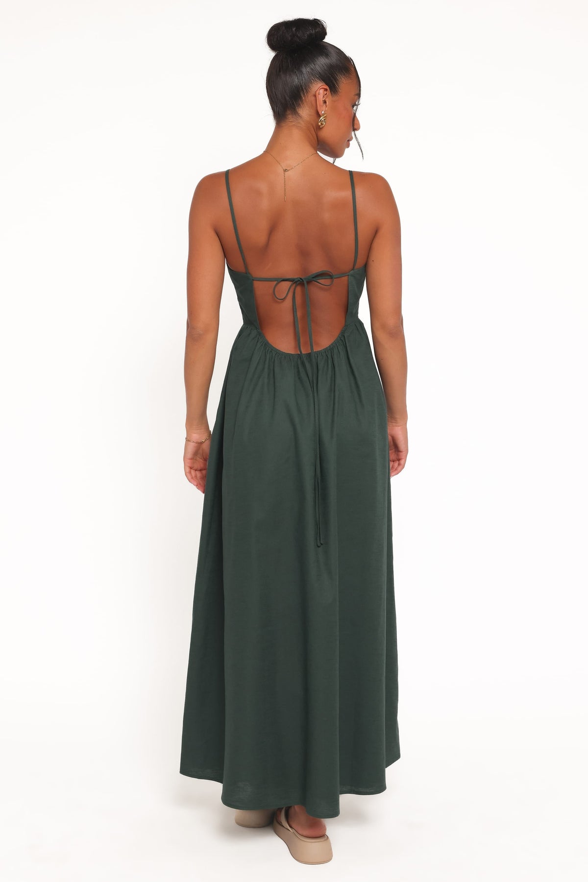 Savannah Maxi Dress in Forest Green – view 3 of 7