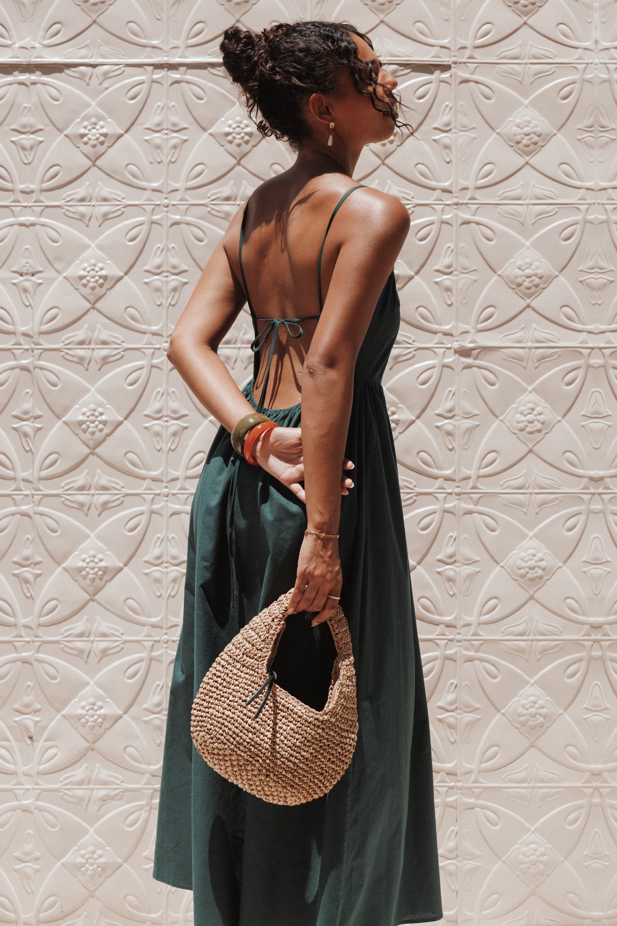 Savannah Maxi Dress in Forest Green – view 1 of 7