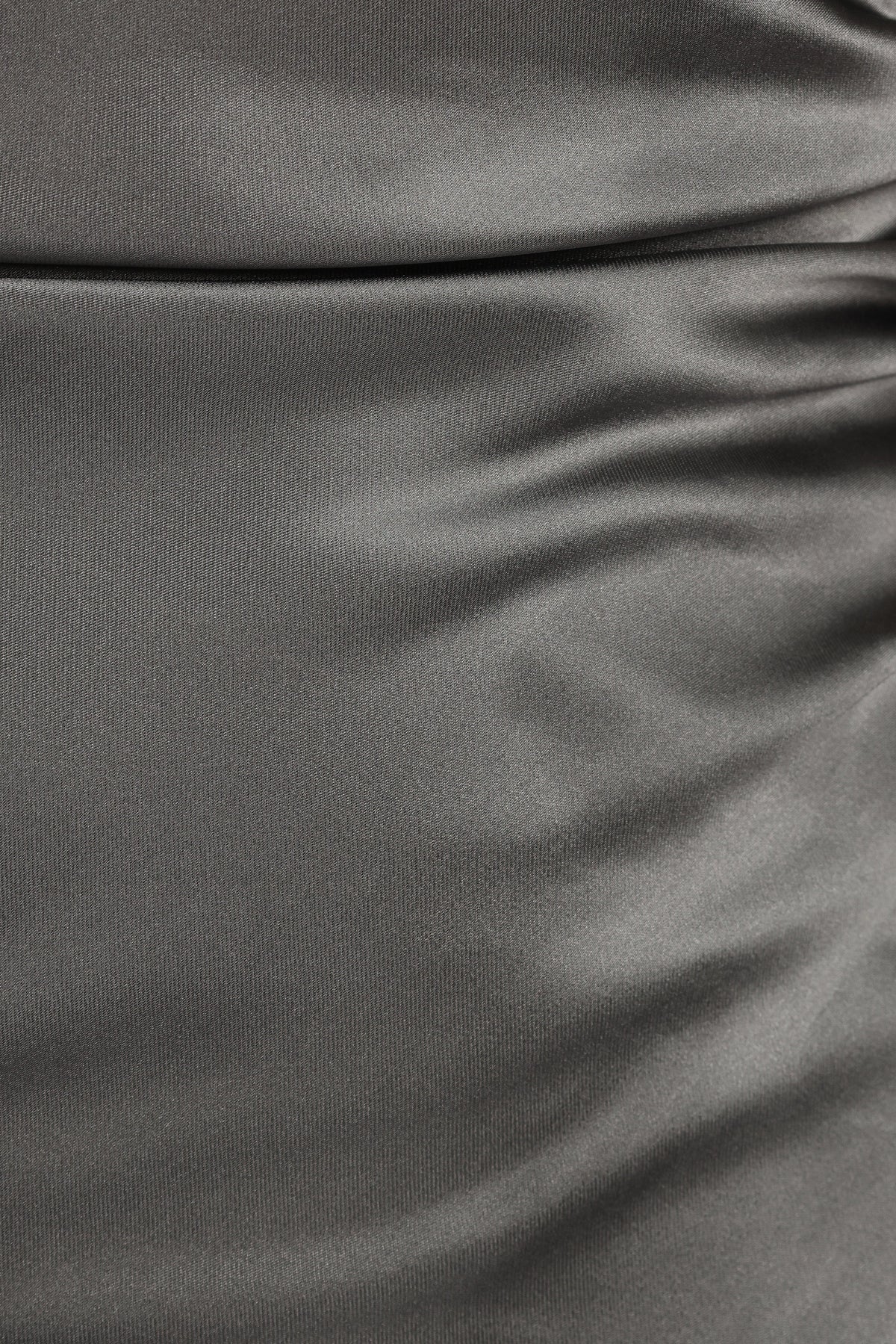 Selma Off Shoulder Maxi Dress in Steel Gray – view 7 of 8