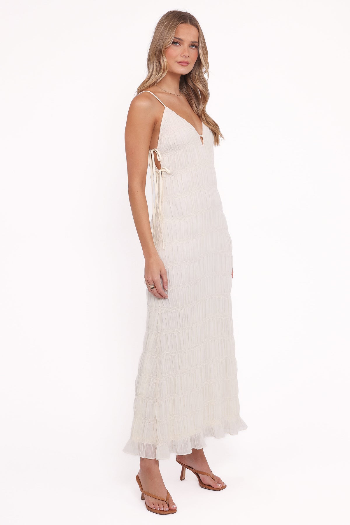 Seraphine Midi Dress in Cream – view 3 of 5