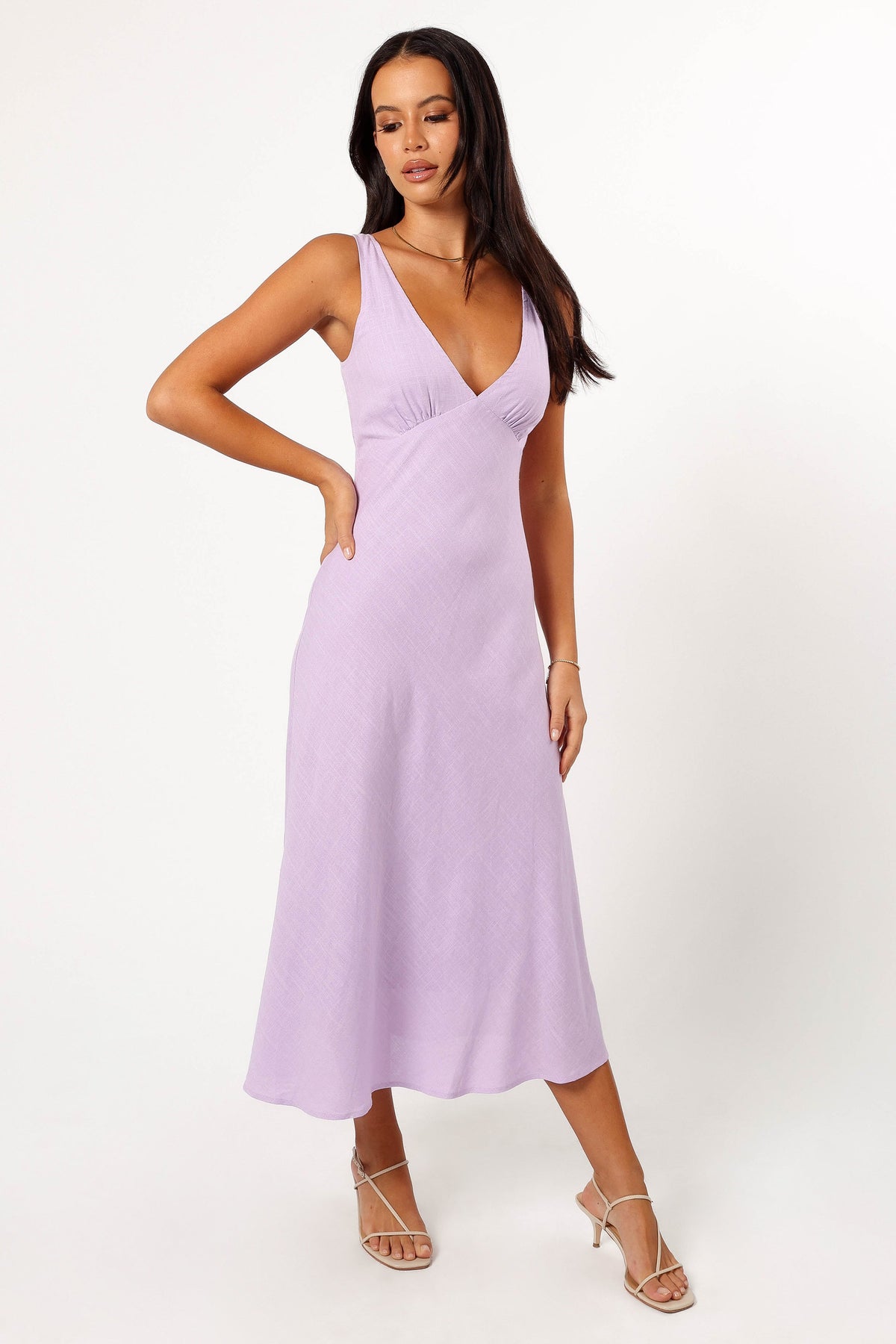 Shyla Midi Dress in Lilac – view 8 of 9