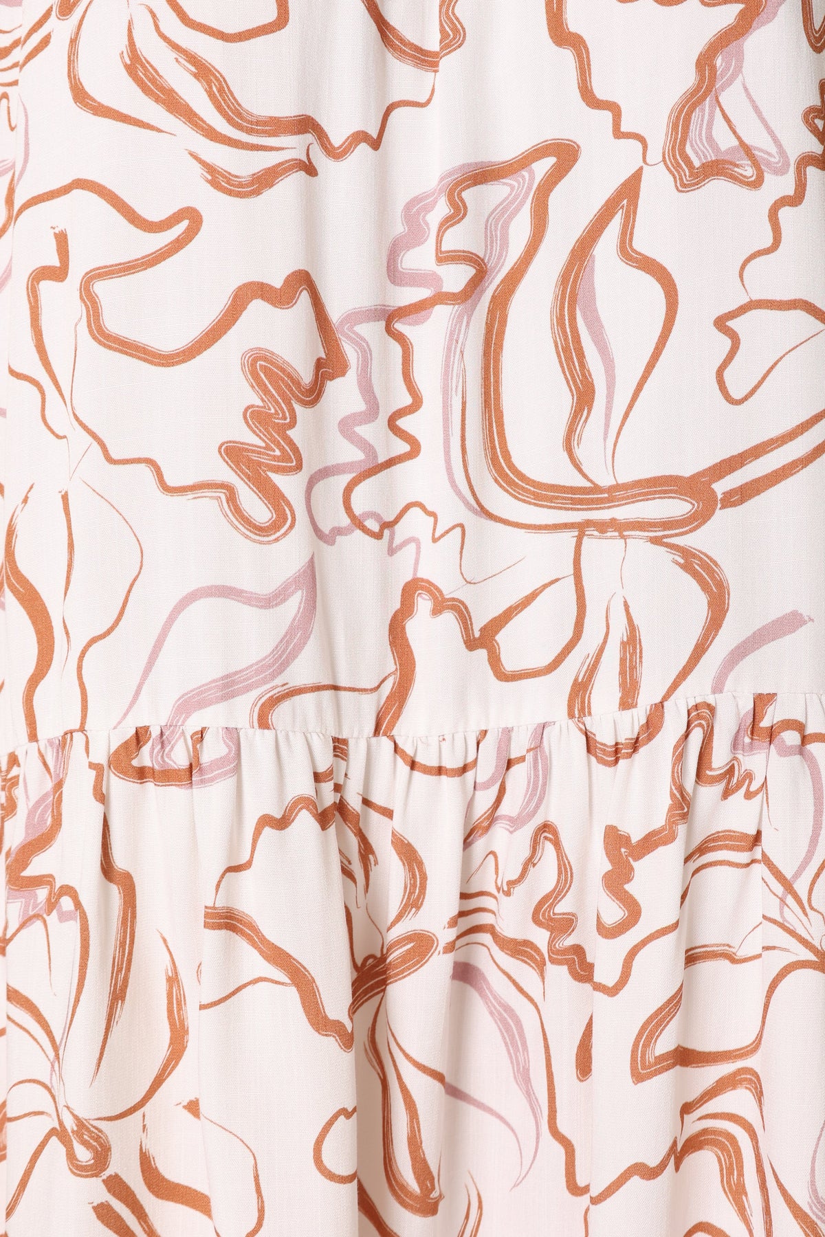 Solaris Mini Dress in Tan White – view 10 of 10
