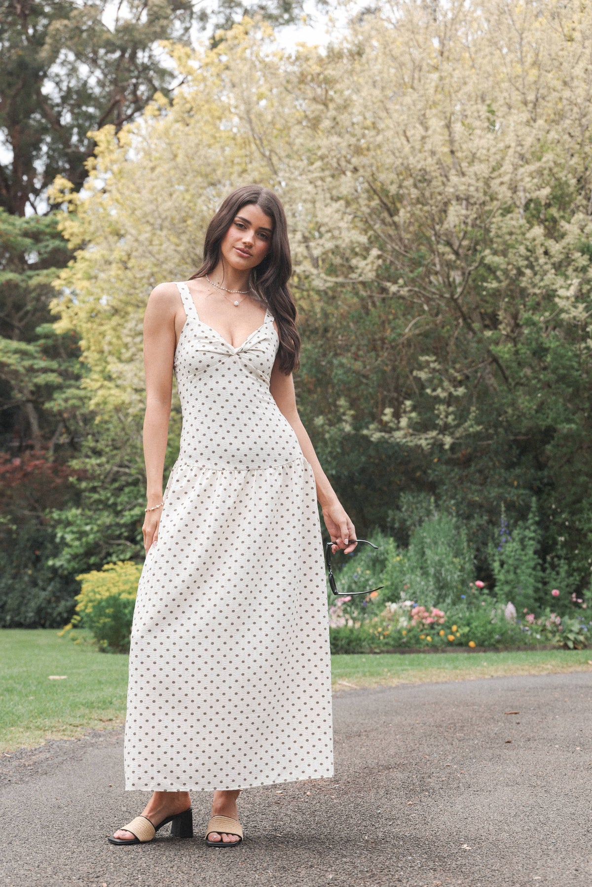 Sophina Midi Dress in Black Polka Dot – view 8 of 8