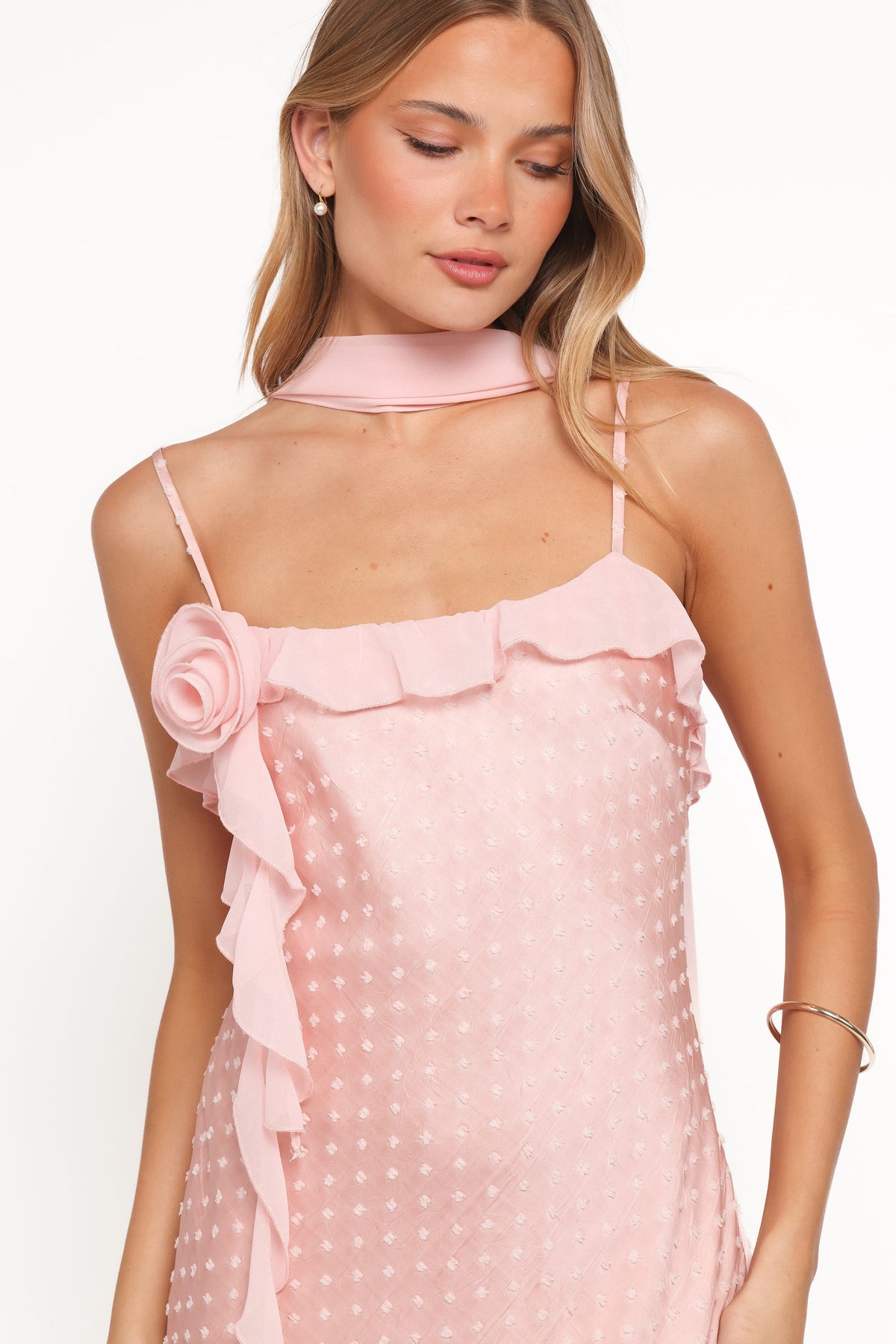 Suki Mini Dress in Peach – view 2 of 6