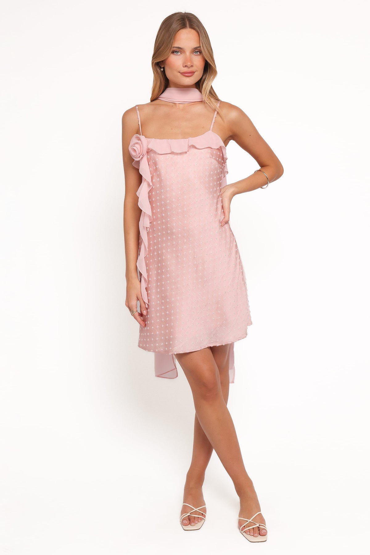 Suki Mini Dress in Peach – view 5 of 6