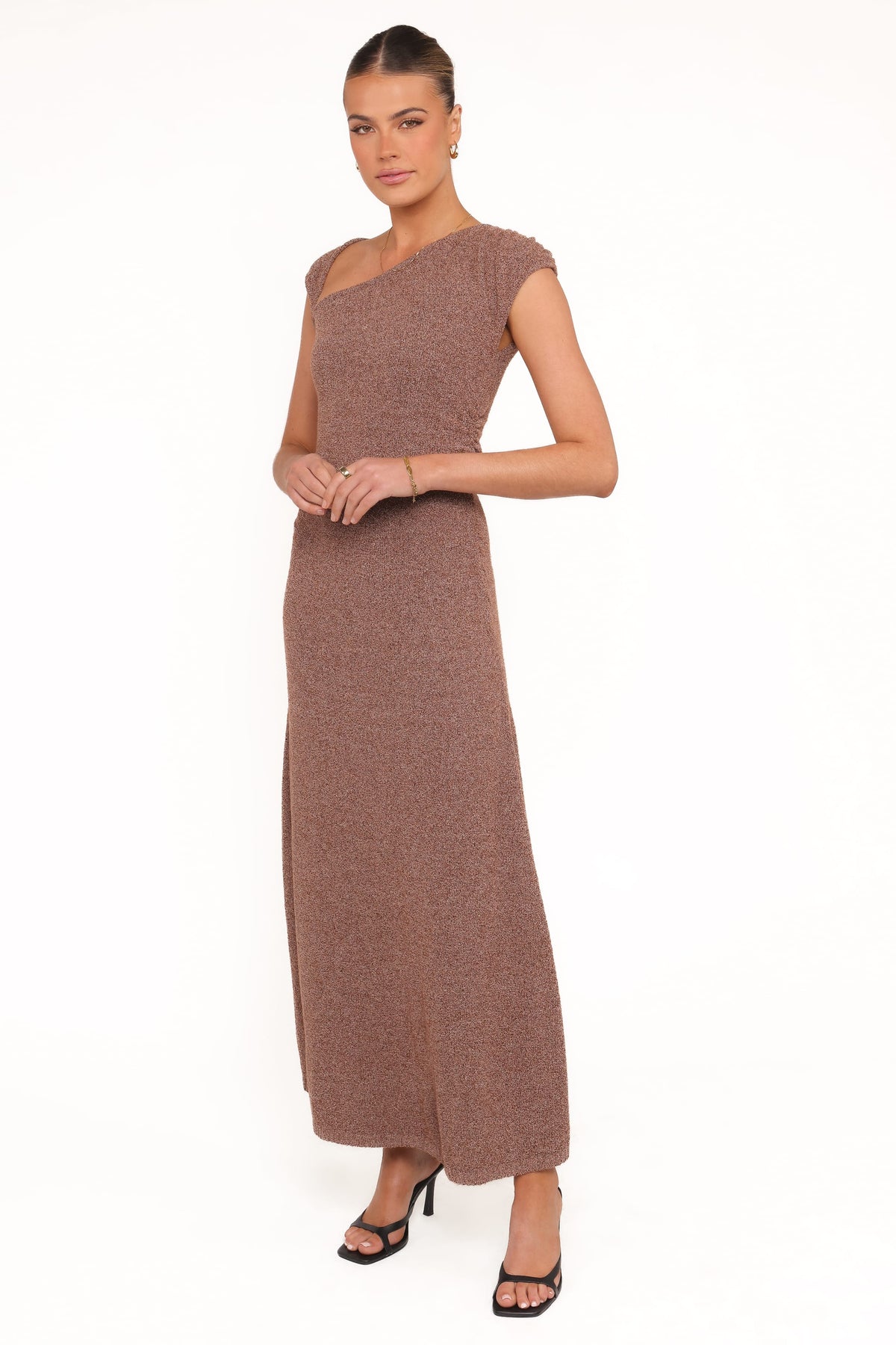 Talisa Midi Dress in Brown Marle – view 3 of 6