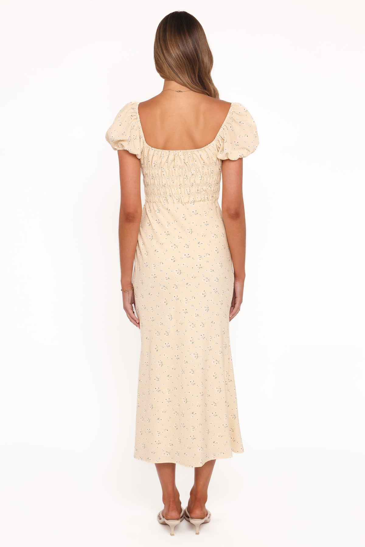 Teigan Midi Dress in Yellow Floral – view 5 of 9
