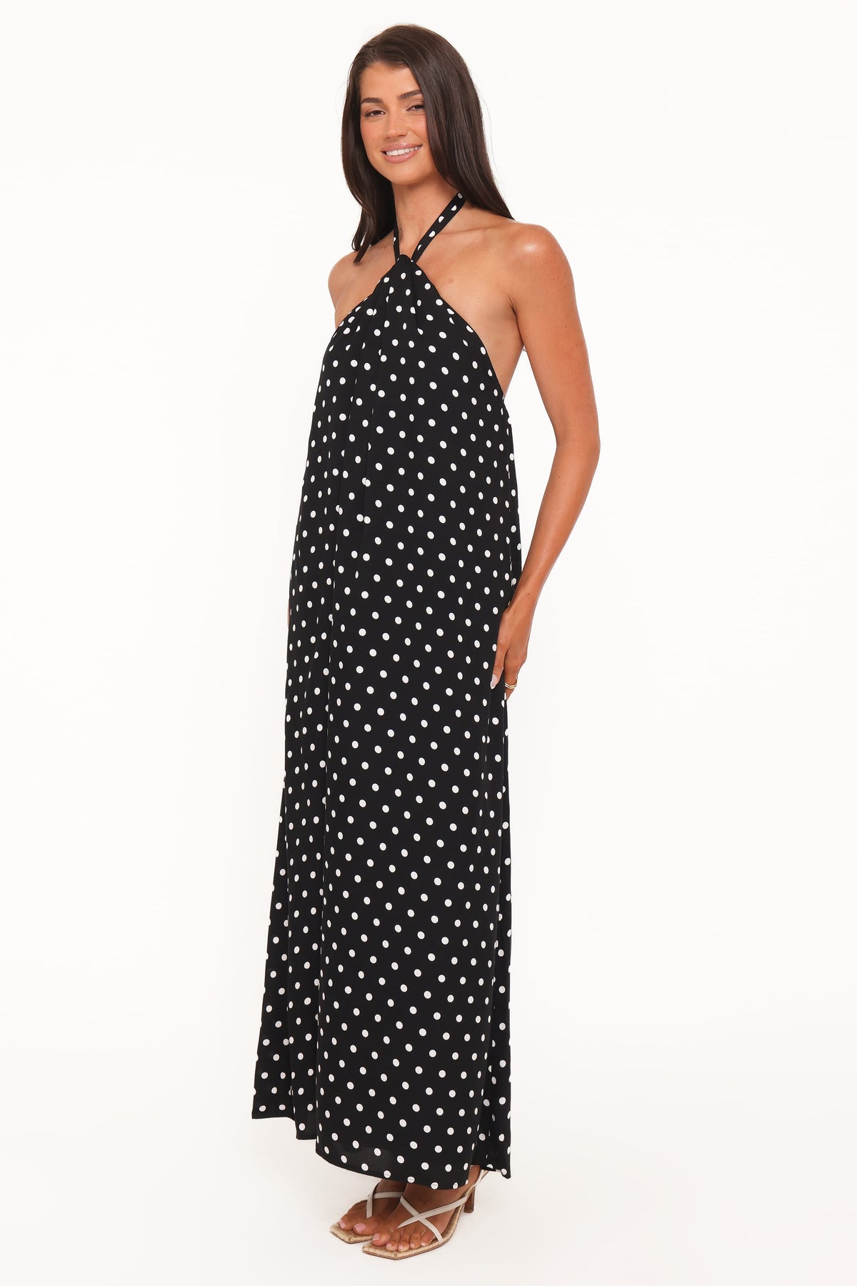 Theophania Maxi Dress in Black Polka Dot – view 4 of 8