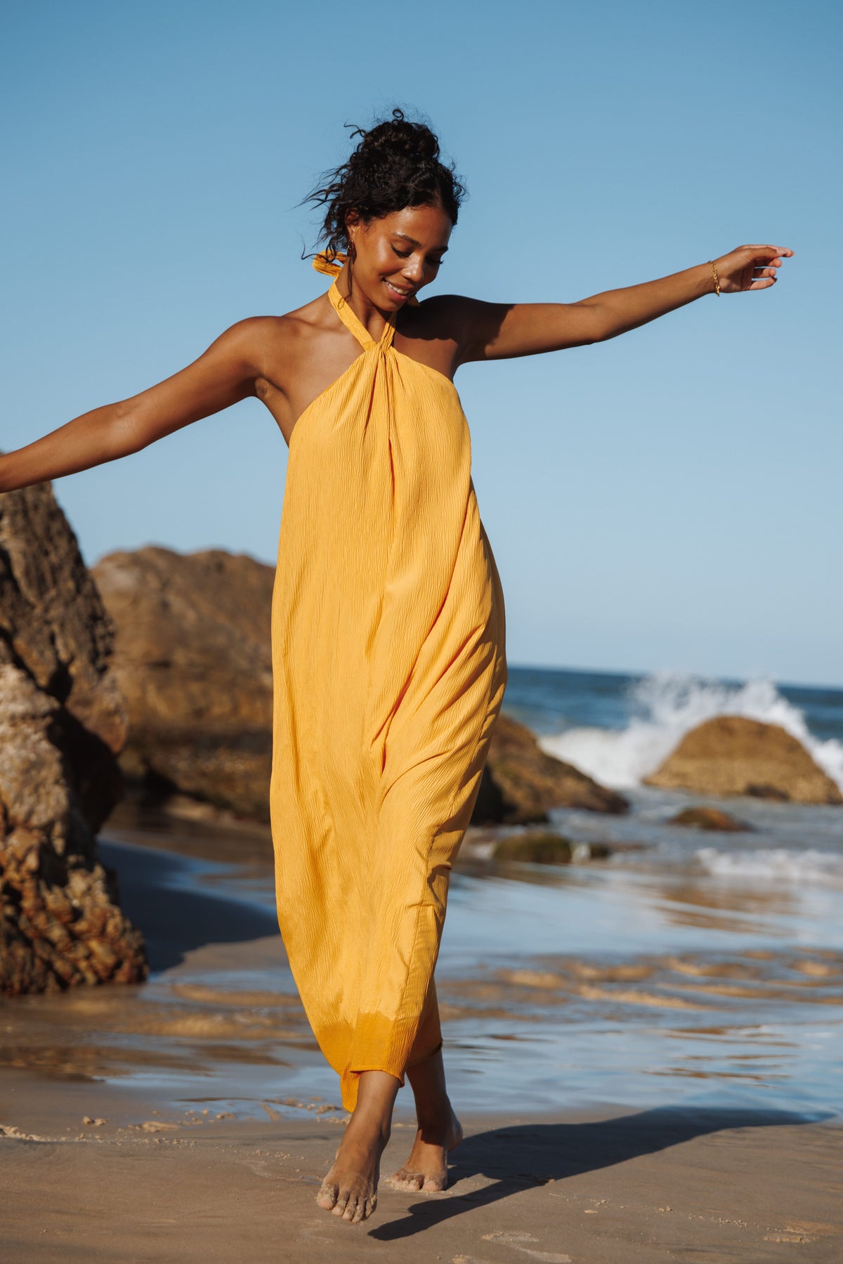Theophania Maxi Dress in Mango – view 7 of 7