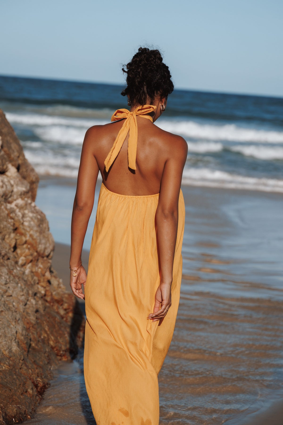 Theophania Maxi Dress in Mango – view 1 of 7