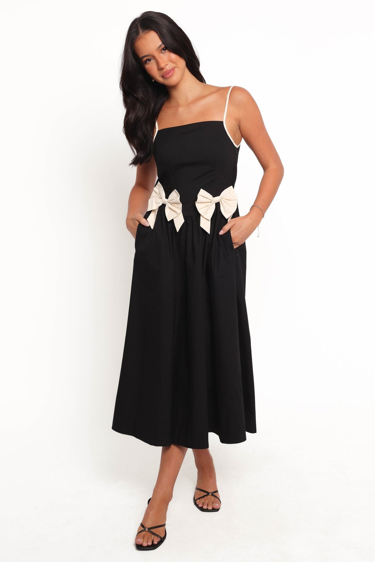 Tia Midi Dress in Black – view 4 of 7