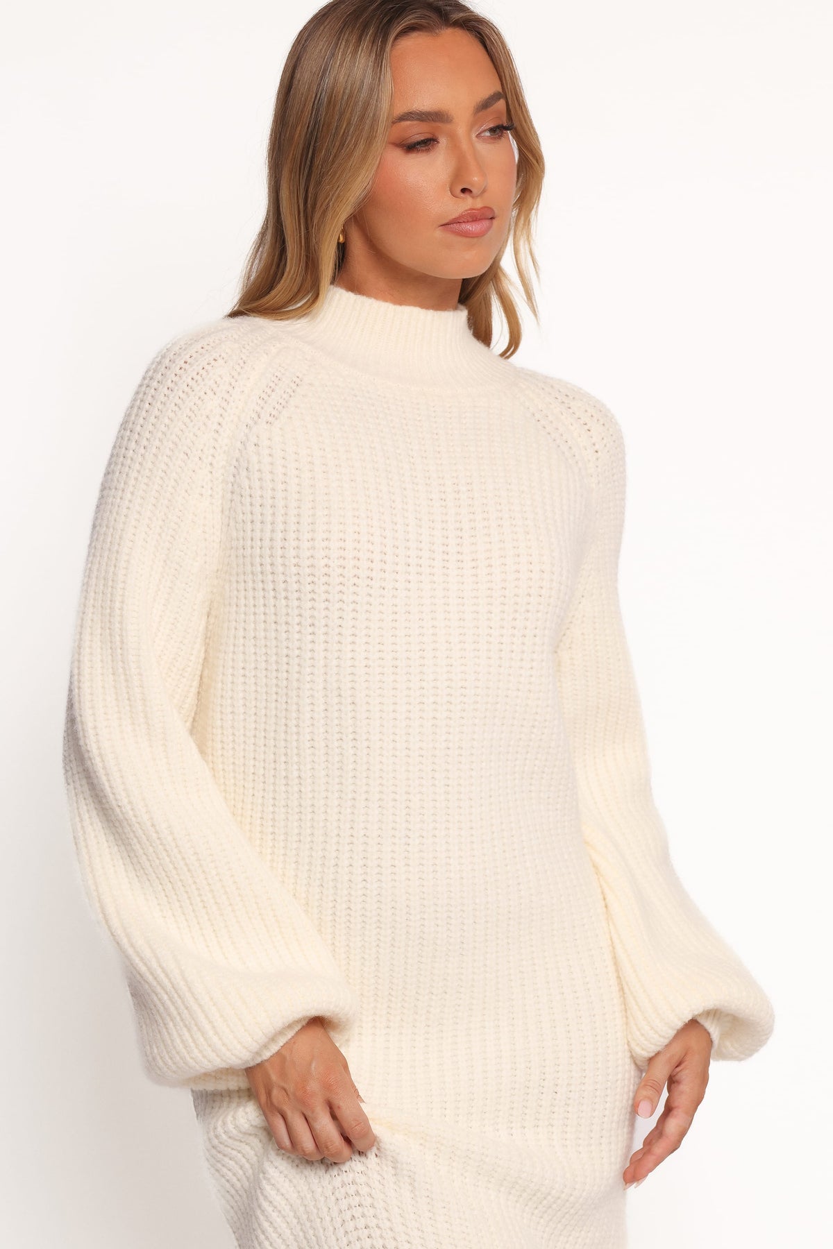Tobin Knit Maxi Dress in Cream – view 4 of 6