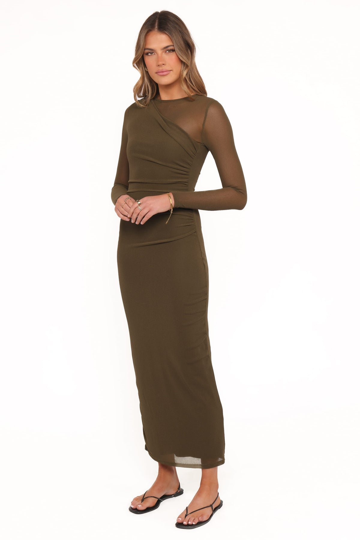 Tormund Midi Dress in Olive – view 4 of 6