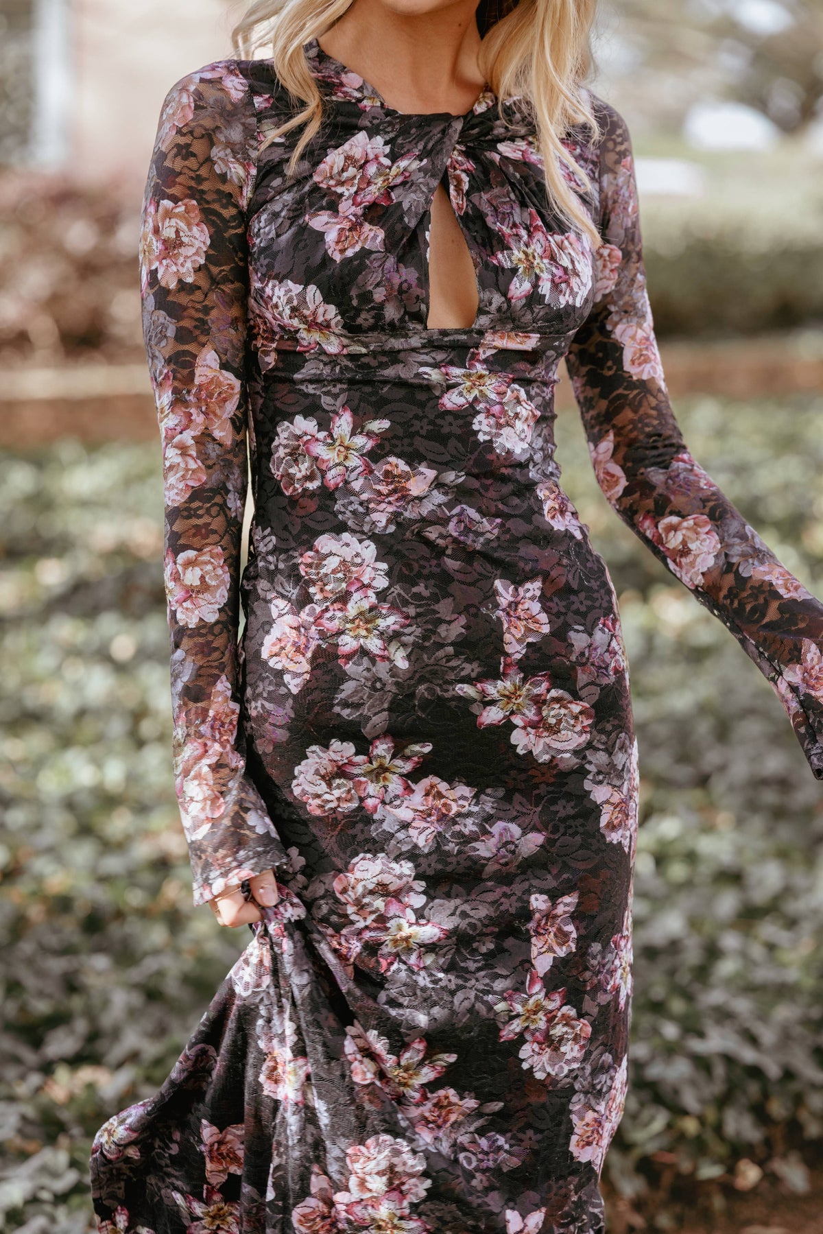 Trilby Maxi Dress in Floral Lace – view 7 of 7