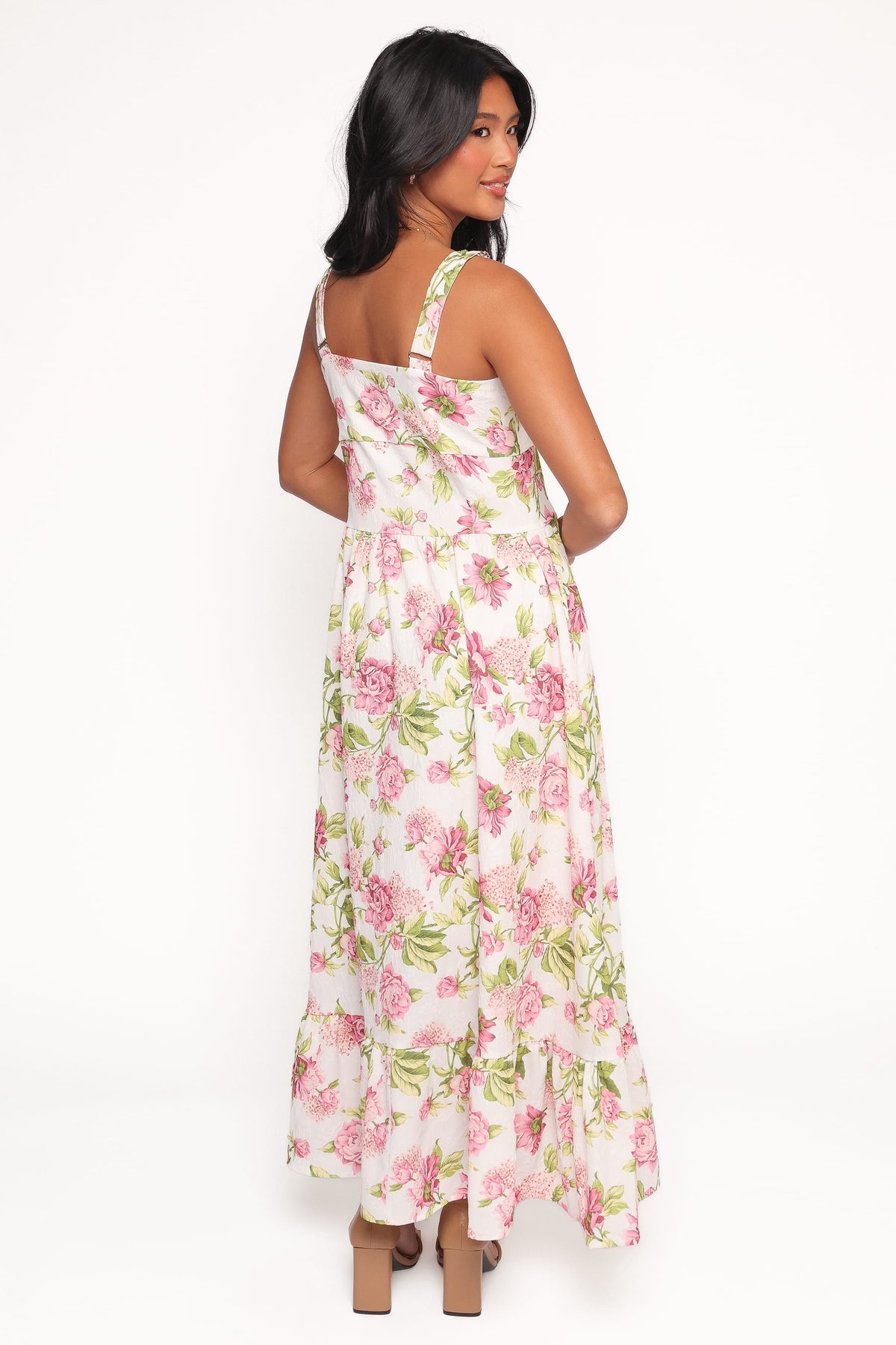 Tullia Maxi Dress in Pink Floral – view 3 of 8