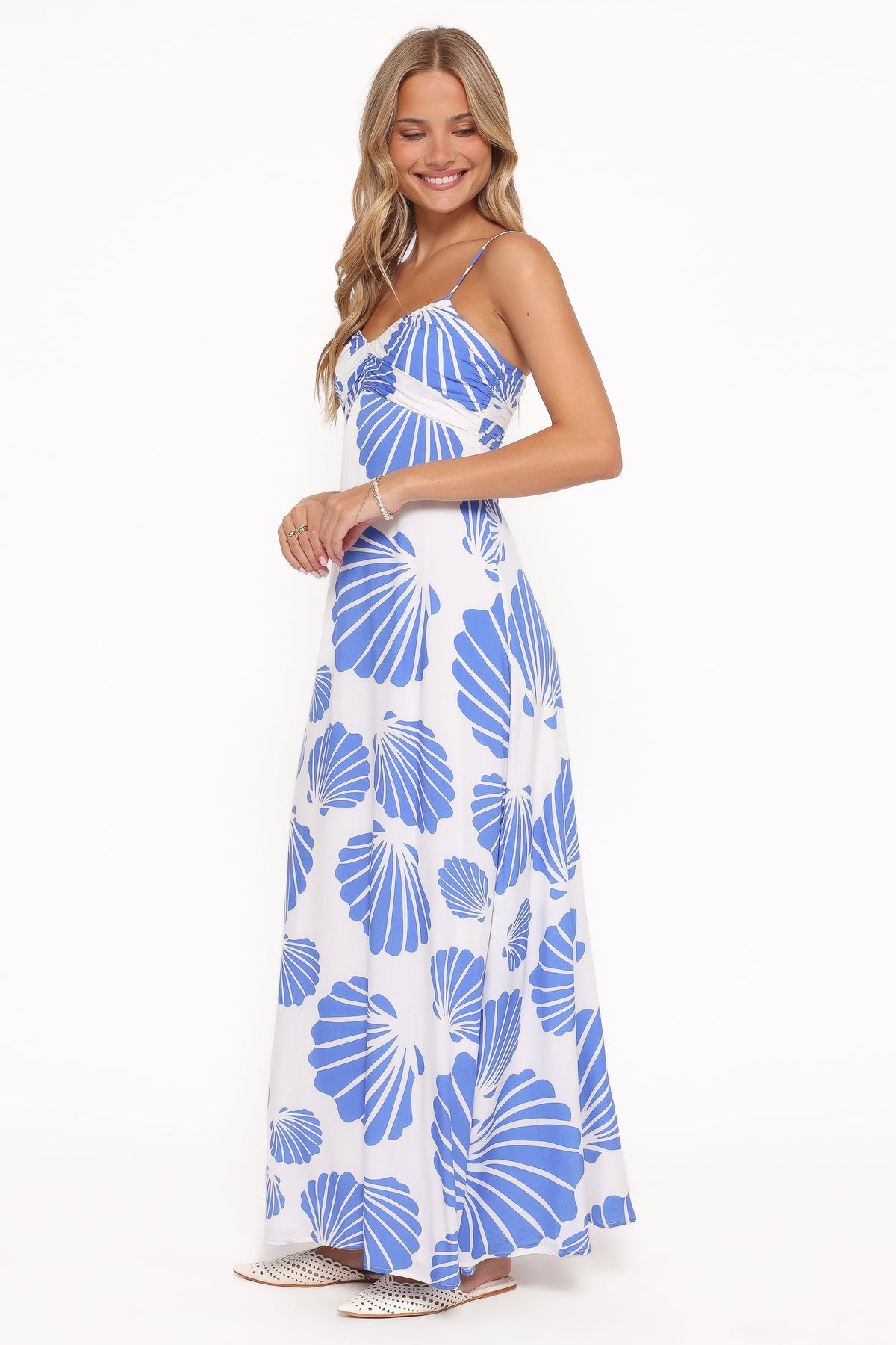 Tyla Maxi Dress in Blue Shell – view 4 of 7