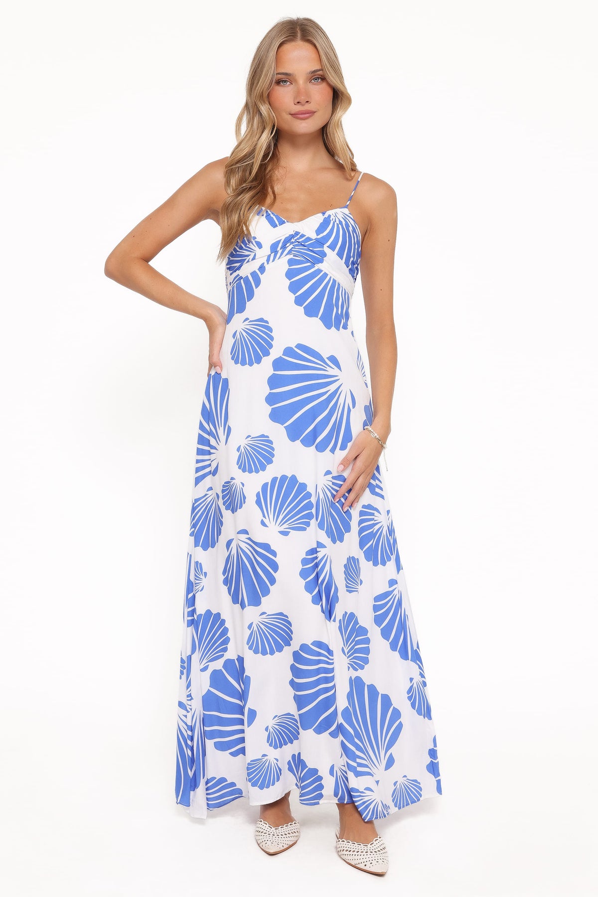 Tyla Maxi Dress in Blue Shell – view 2 of 7