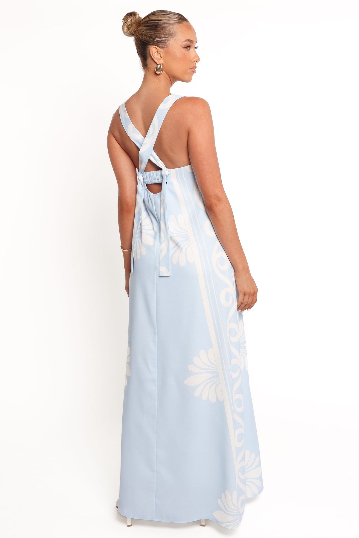 Valeria Maxi Dress in Blue – view 4 of 9