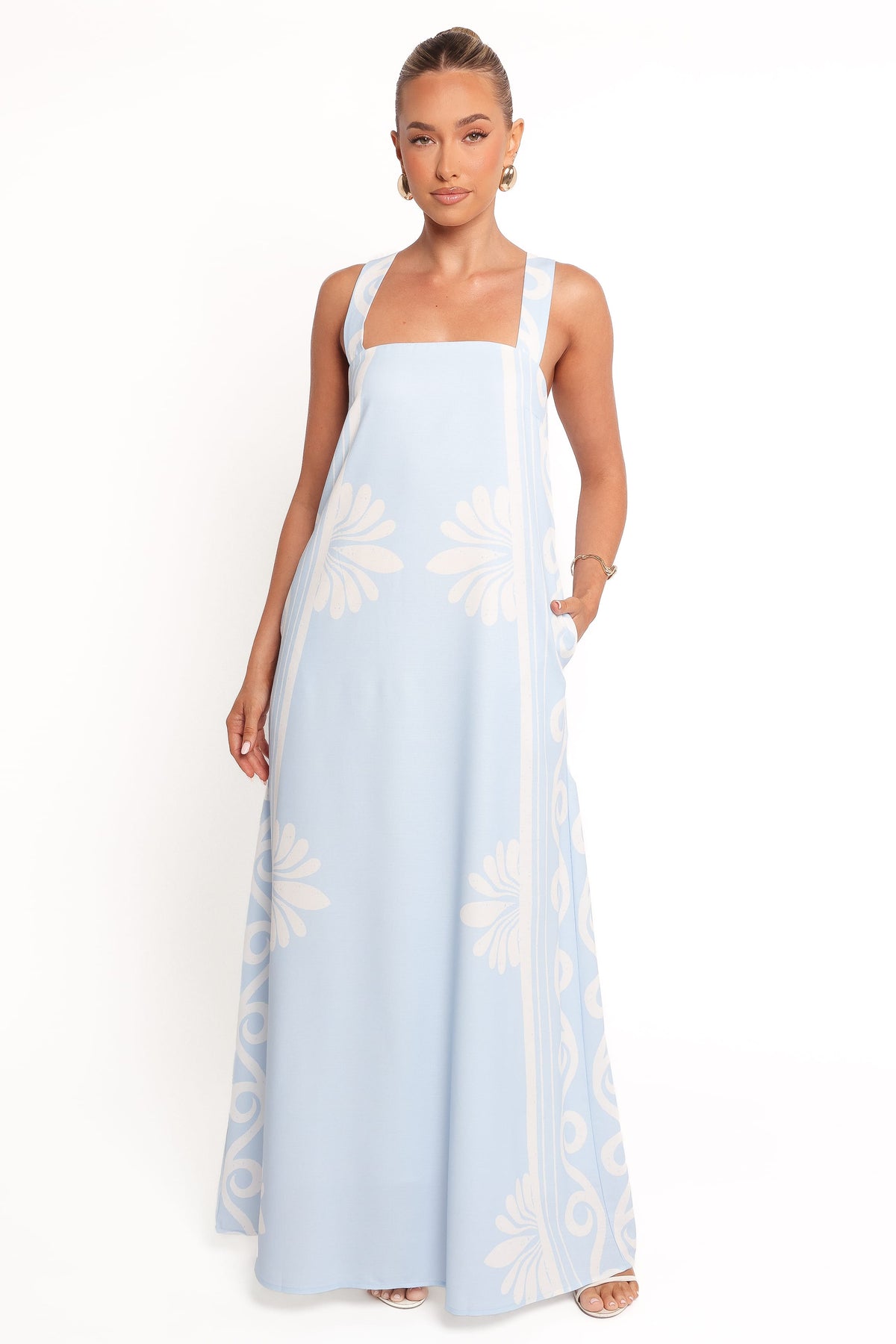 Valeria Maxi Dress in Blue – view 7 of 9