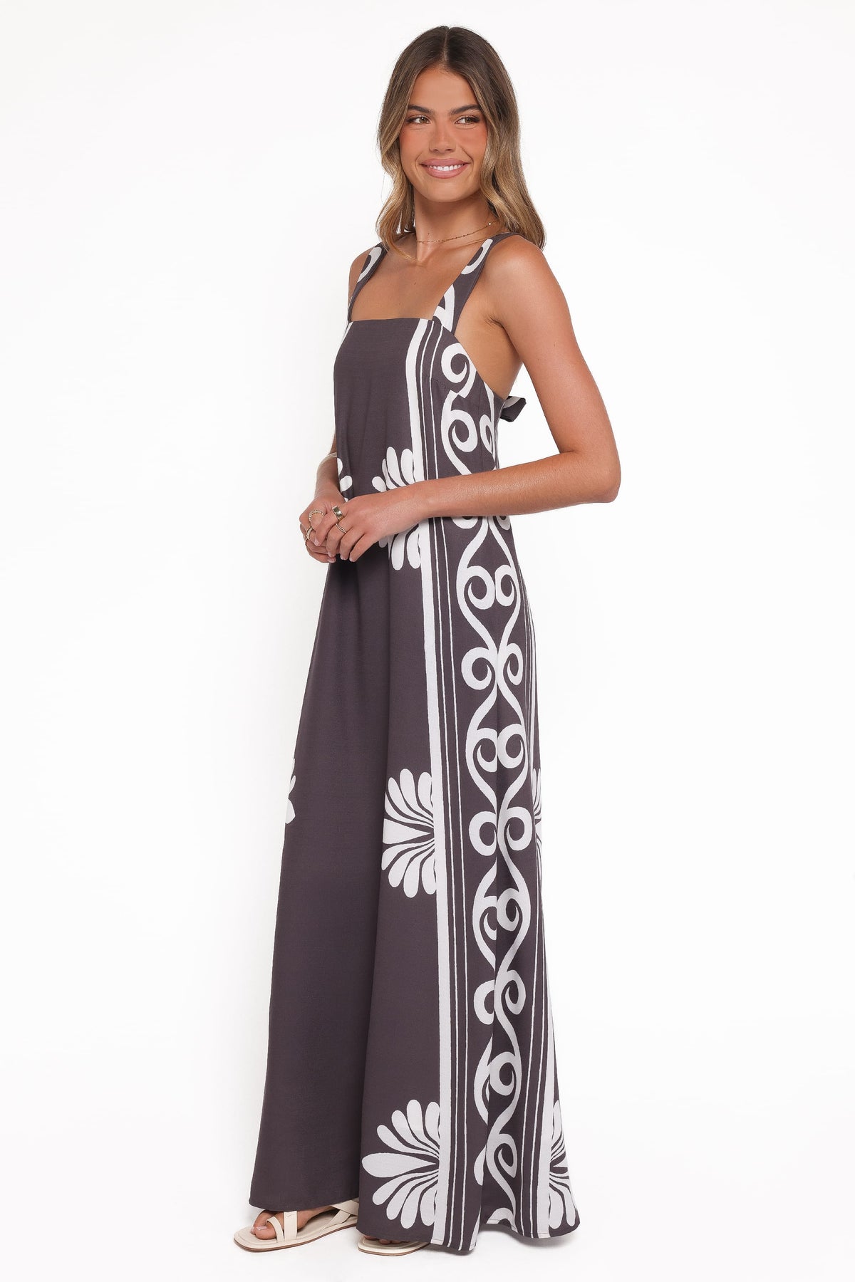 Valeria Maxi Dress in Espresso – view 4 of 8