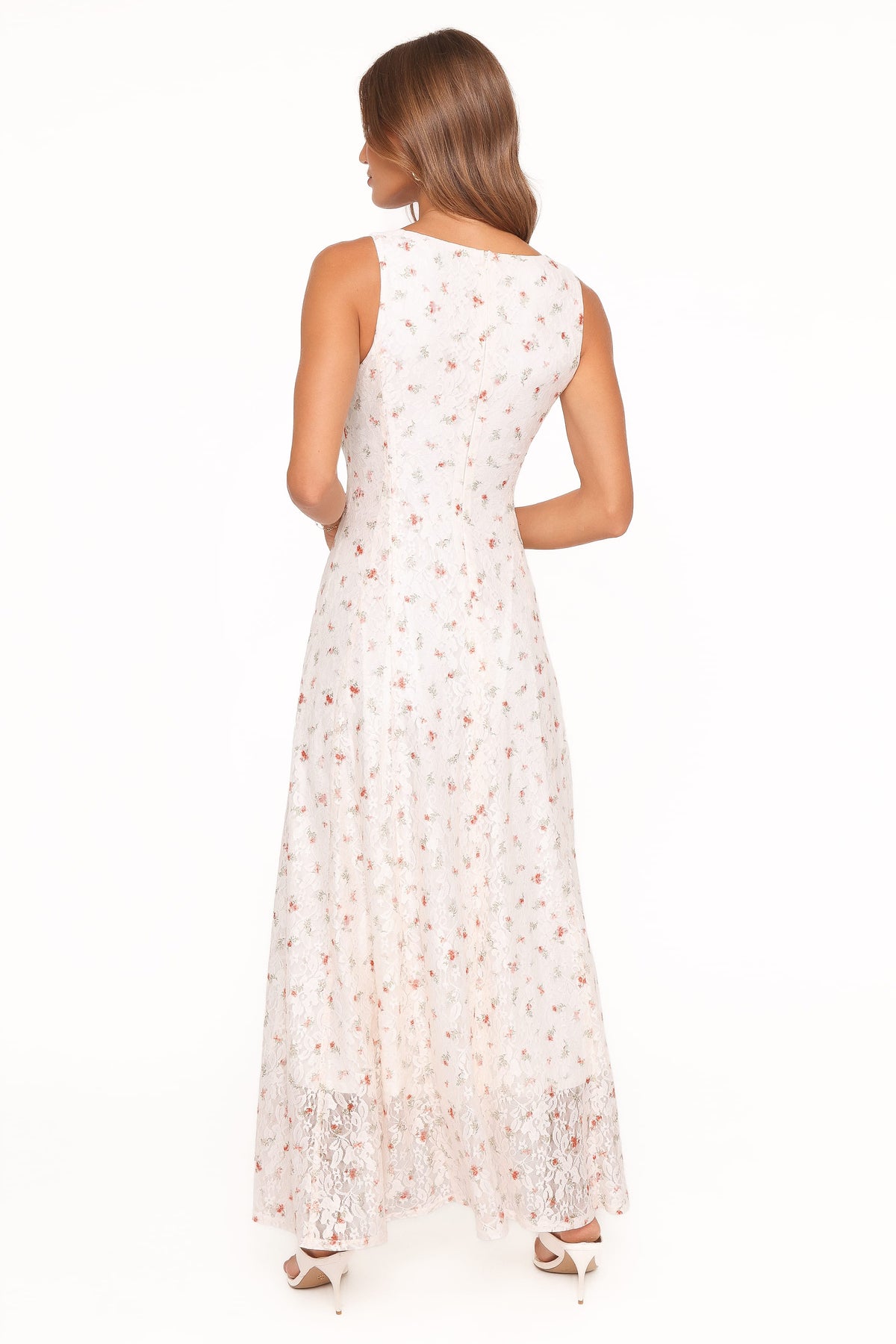 Valley Maxi Dress in White Floral Lace – view 5 of 7