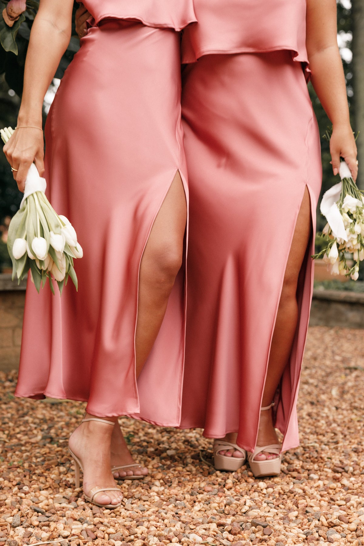 Vienna Strapless Midi Dress in Dusty Rose – view 10 of 10