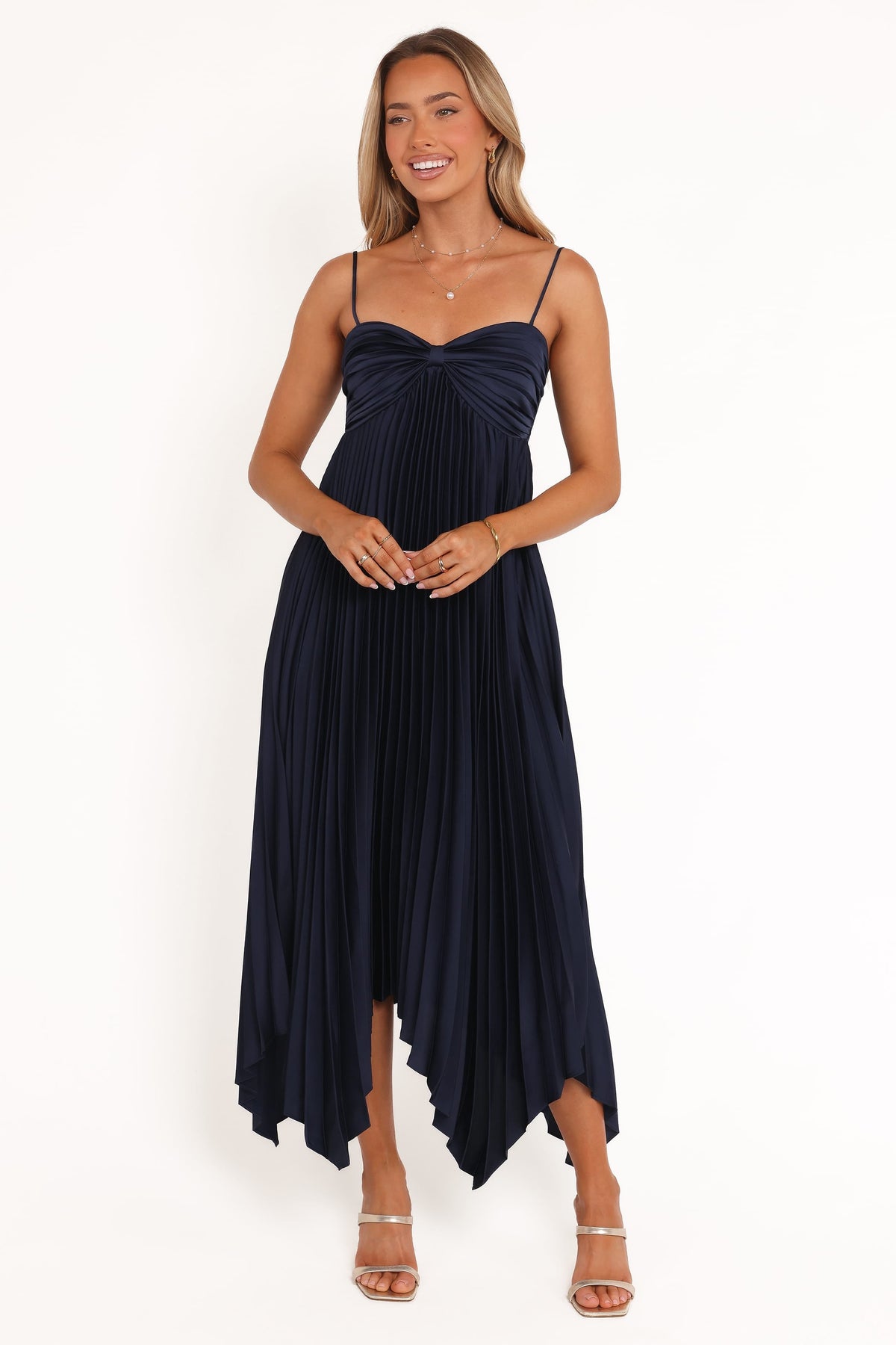 Vikki Dress in Navy – view 3 of 8
