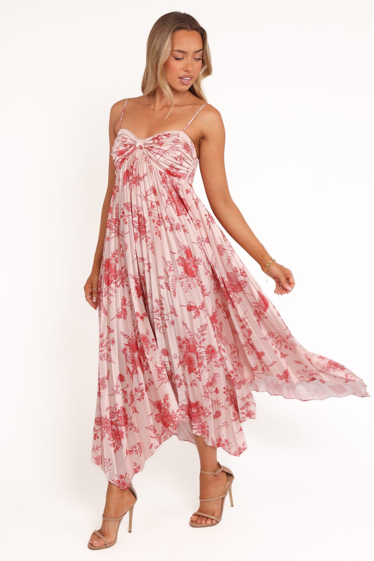 Vikki Dress in Red Floral – view 4 of 8