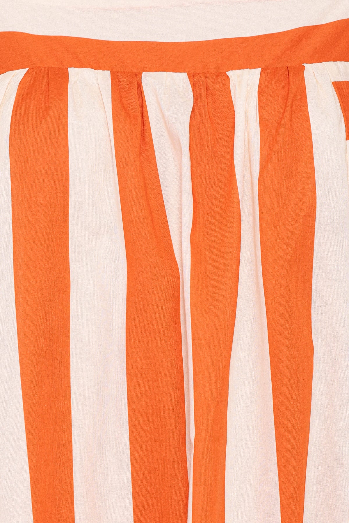 Yanika Maxi Dress in Orange/White Stripe – view 7 of 8
