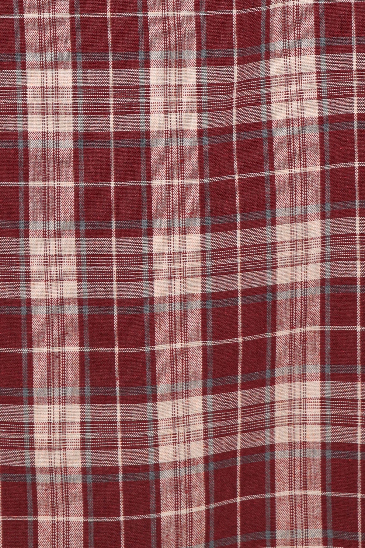 Yaris Mini Dress in Burgundy Plaid – view 8 of 9