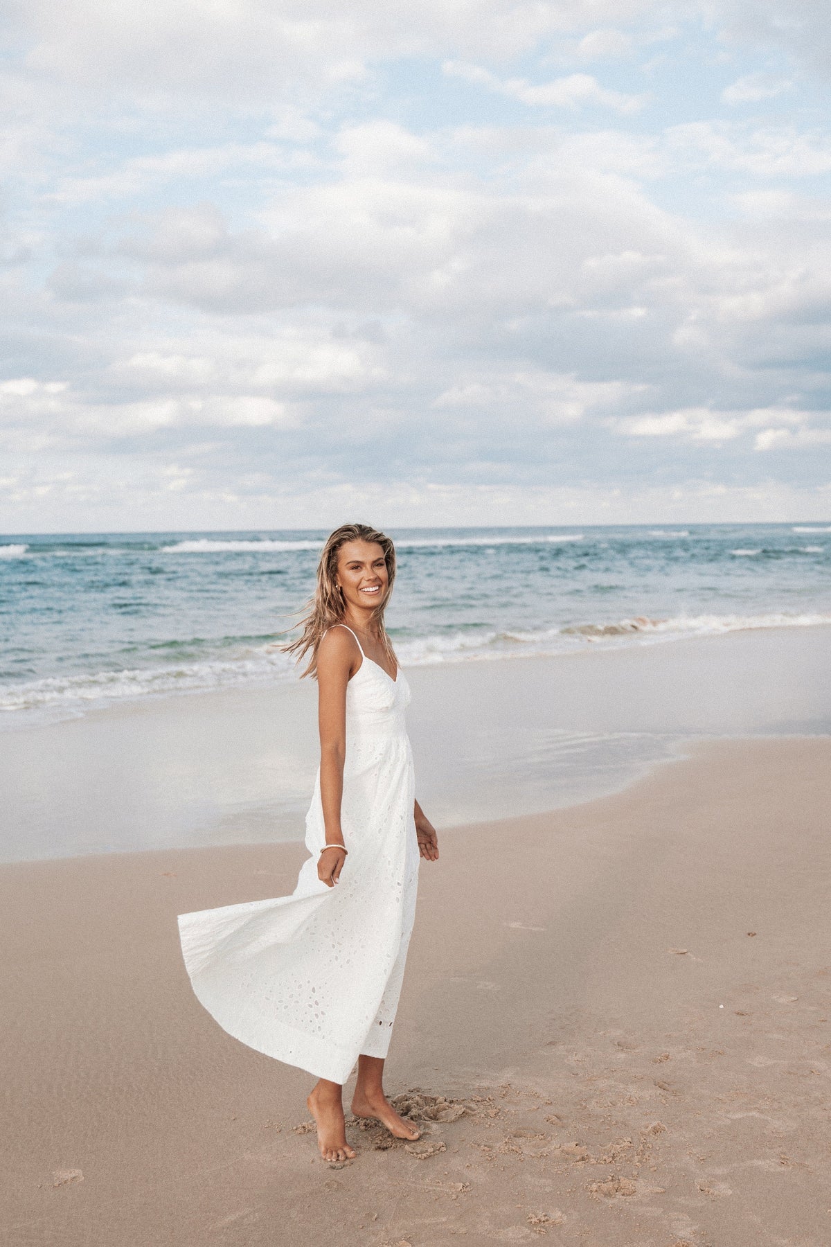 Yasmin Midi Dress in White – view 8 of 8