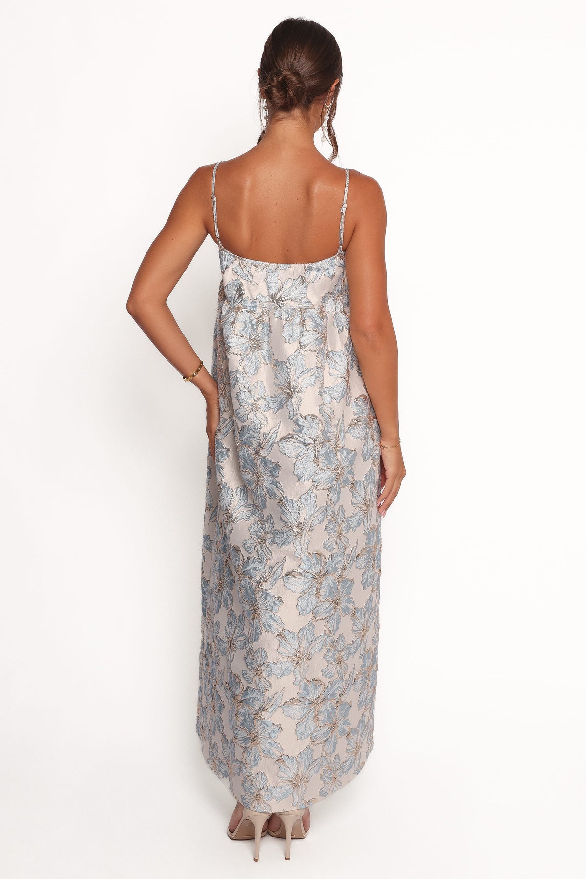 Yasmine Maxi Dress in Baby Blue Floral – view 5 of 7