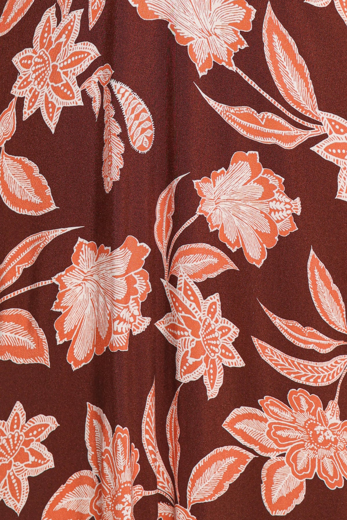 Yolande Midi Dress in Orange Floral – view 6 of 6