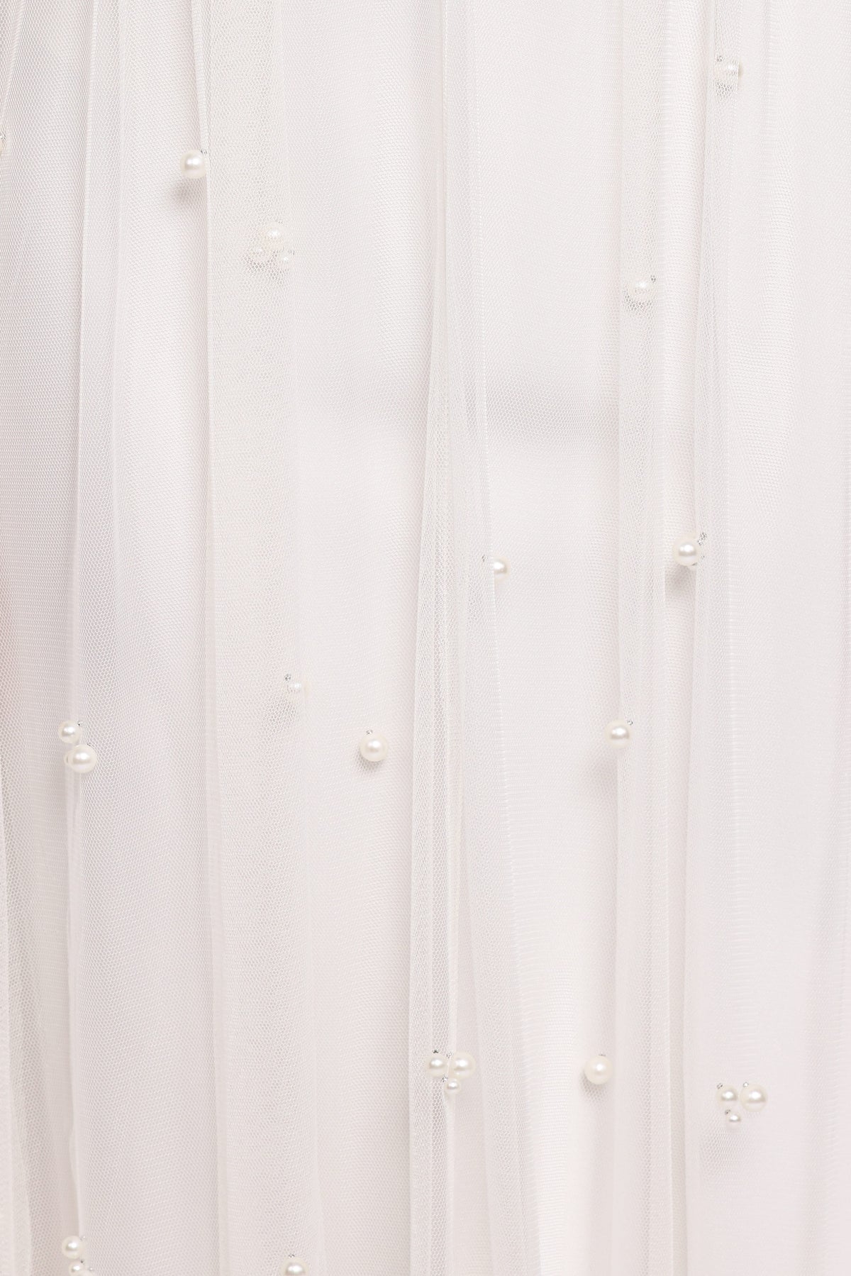 Yulia Pearl Midi Dress in Ecru – view 7 of 8